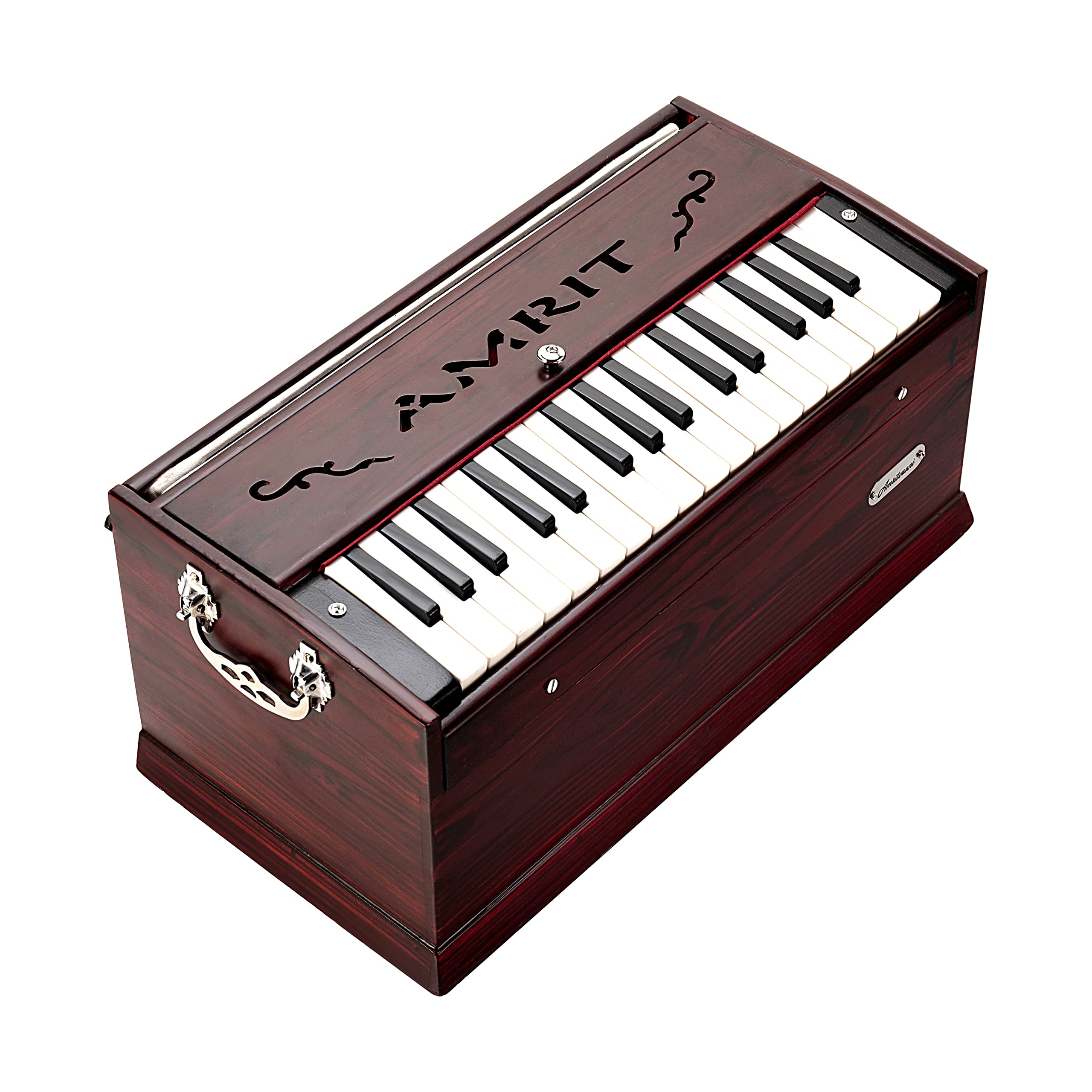 Amrit Amritvaani 32Key Professional Portable Harmonium With Shrutibox With Bag