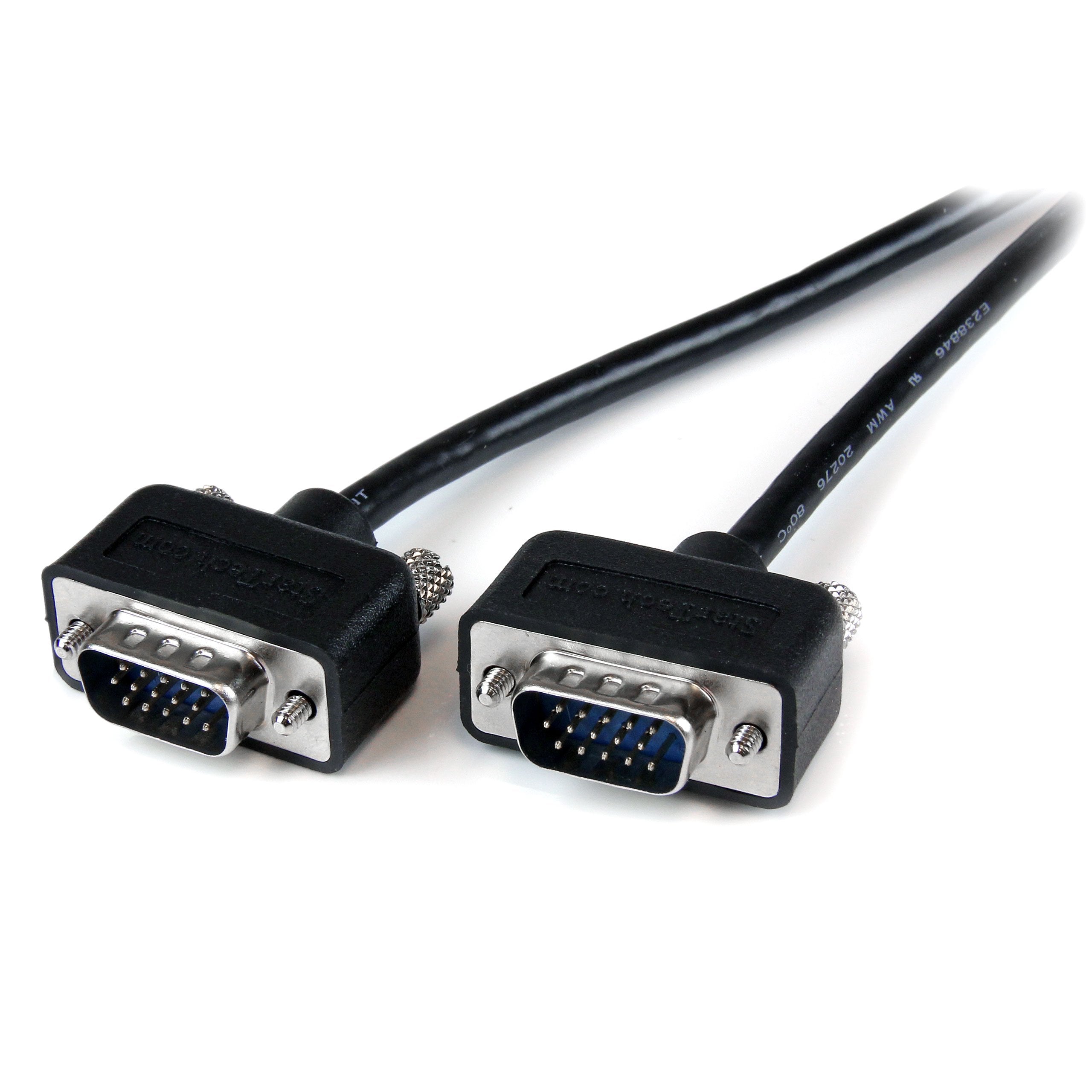 Startech.Com 6 Ft. (1.8 M) Vga To Vga Cable   Hd15 Male To Hd15 Male   Coaxial High Resolution   Low Profile   Vga Monitor Cable