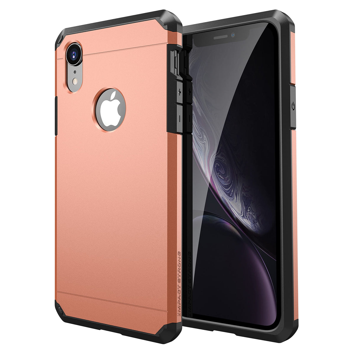 Impactstrong Iphone Xr Case, Heavy Duty Dual Layer Protection Cover Heavy Duty Case For Iphone Xr 2018 6.1 Inch (Coral)