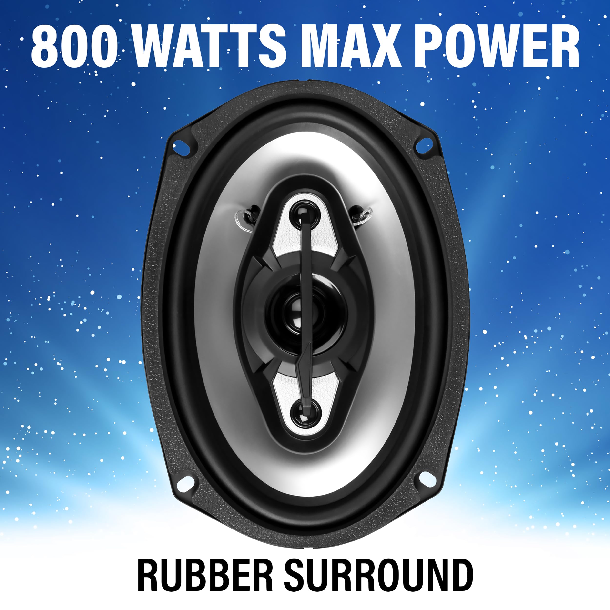 Boss Audio Systems Nx694 Onyx Series 6 X 9 Inch Car Door Speakers   800 Watts (Per Pair), Coaxial, 4 Way, Full Range 4 Ohms, Sol