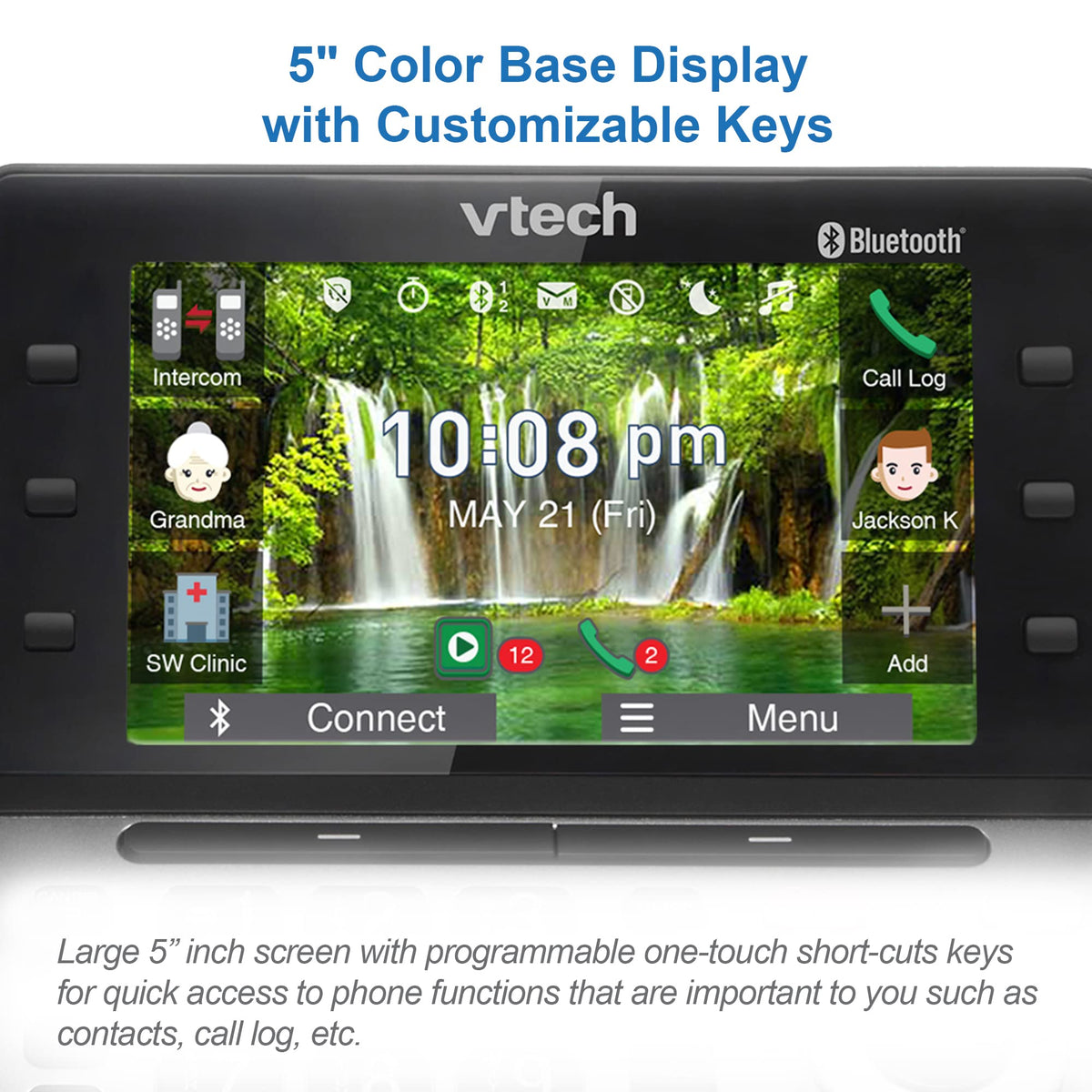 VTech IS8251-3 Business Grade 3-Handset Expandable Cordless Phone for ...