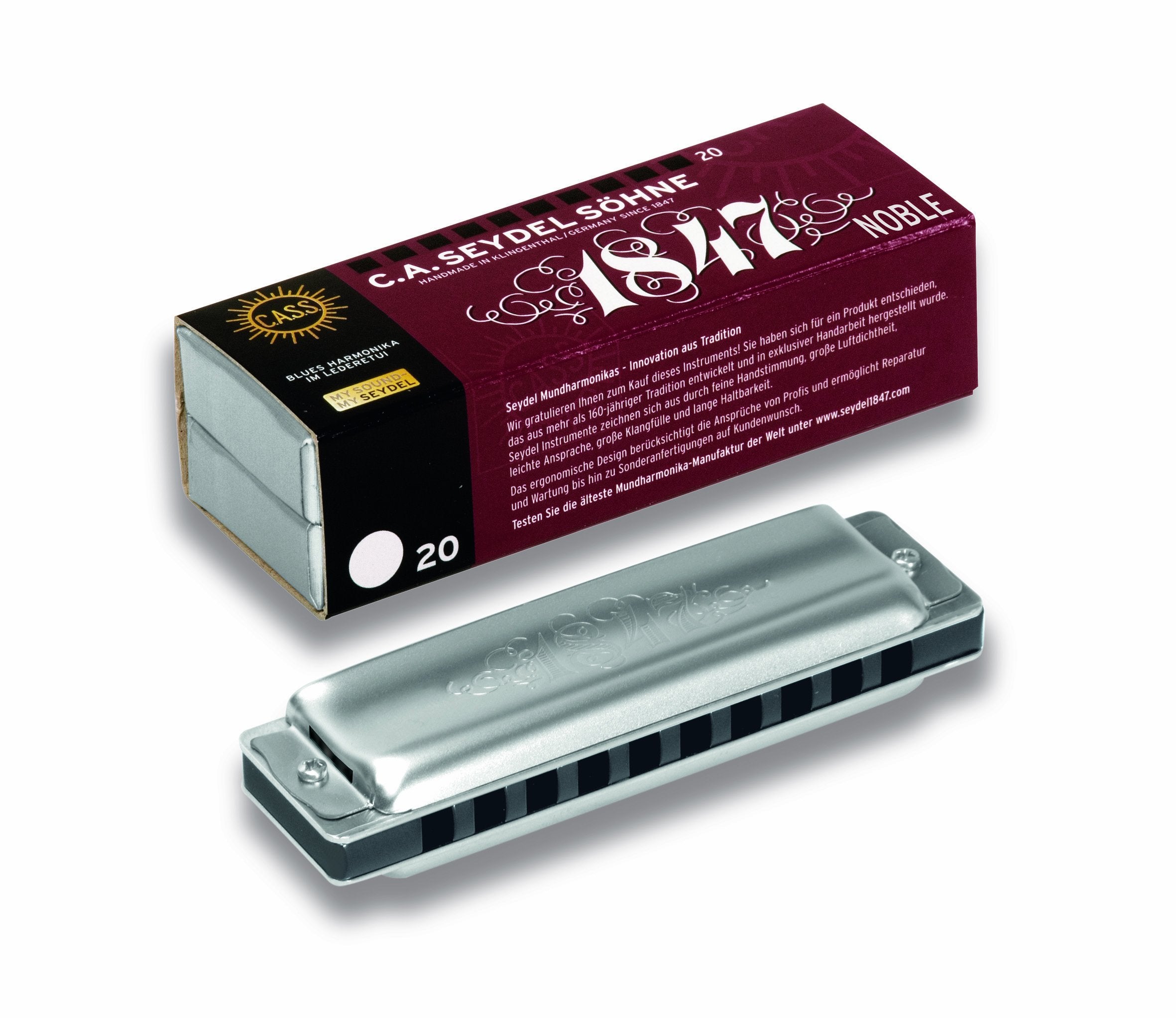 Seydel Blues 1847 Harmonica C Noble