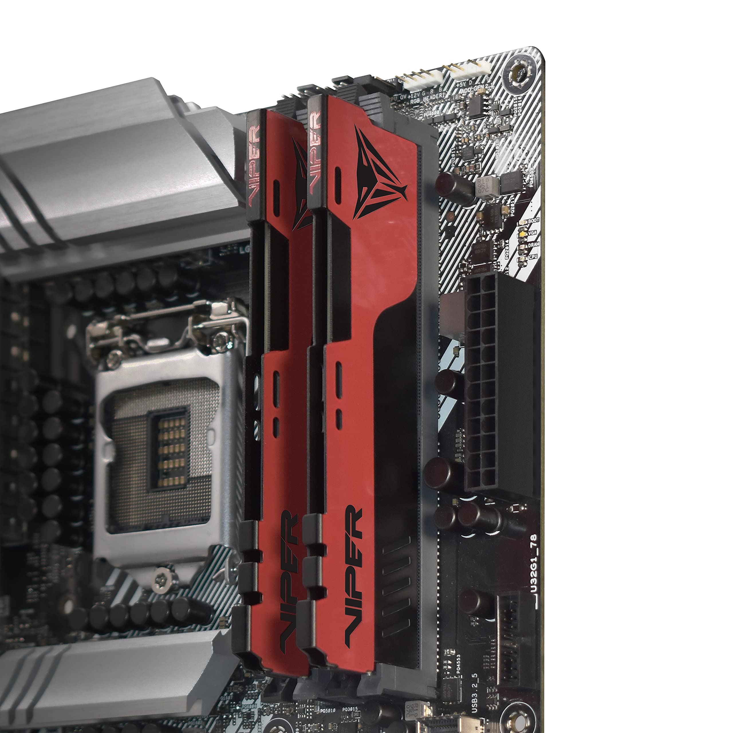 Patriot Viper Elite Ii Ddr4 Ram 64Gb (2X32Gb) 4000Mhz Cl20 Udimm Desktop Gaming Memory Kit   Pve2464G400C0K