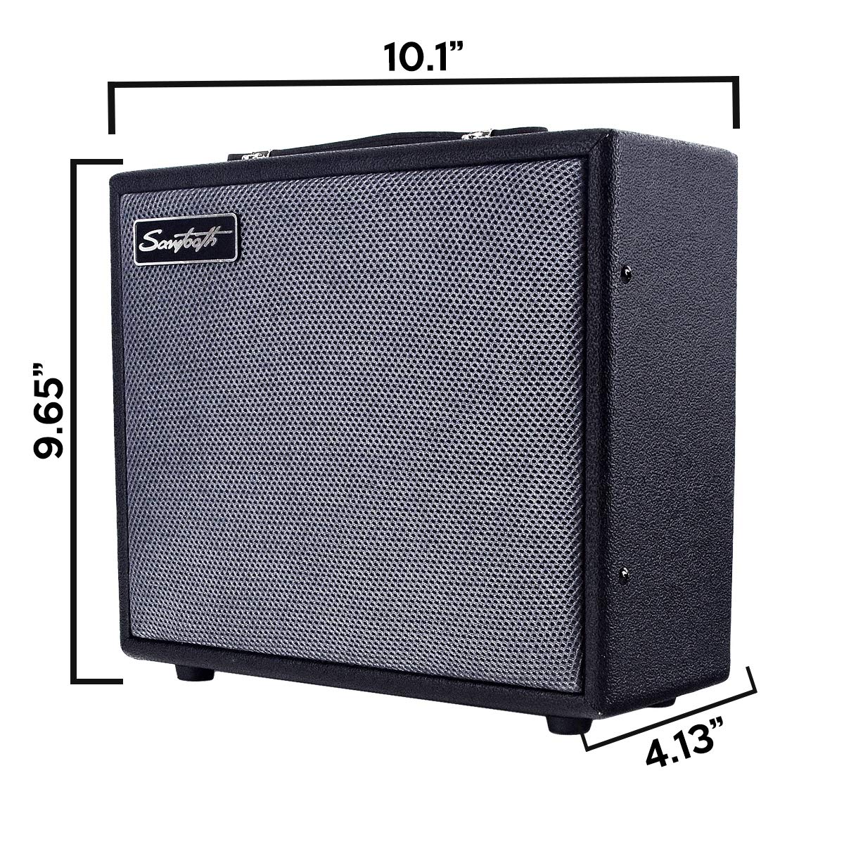 Sawtooth 10 Watt Electric Guitar Amp With Instrument Cable & Pick Sampler