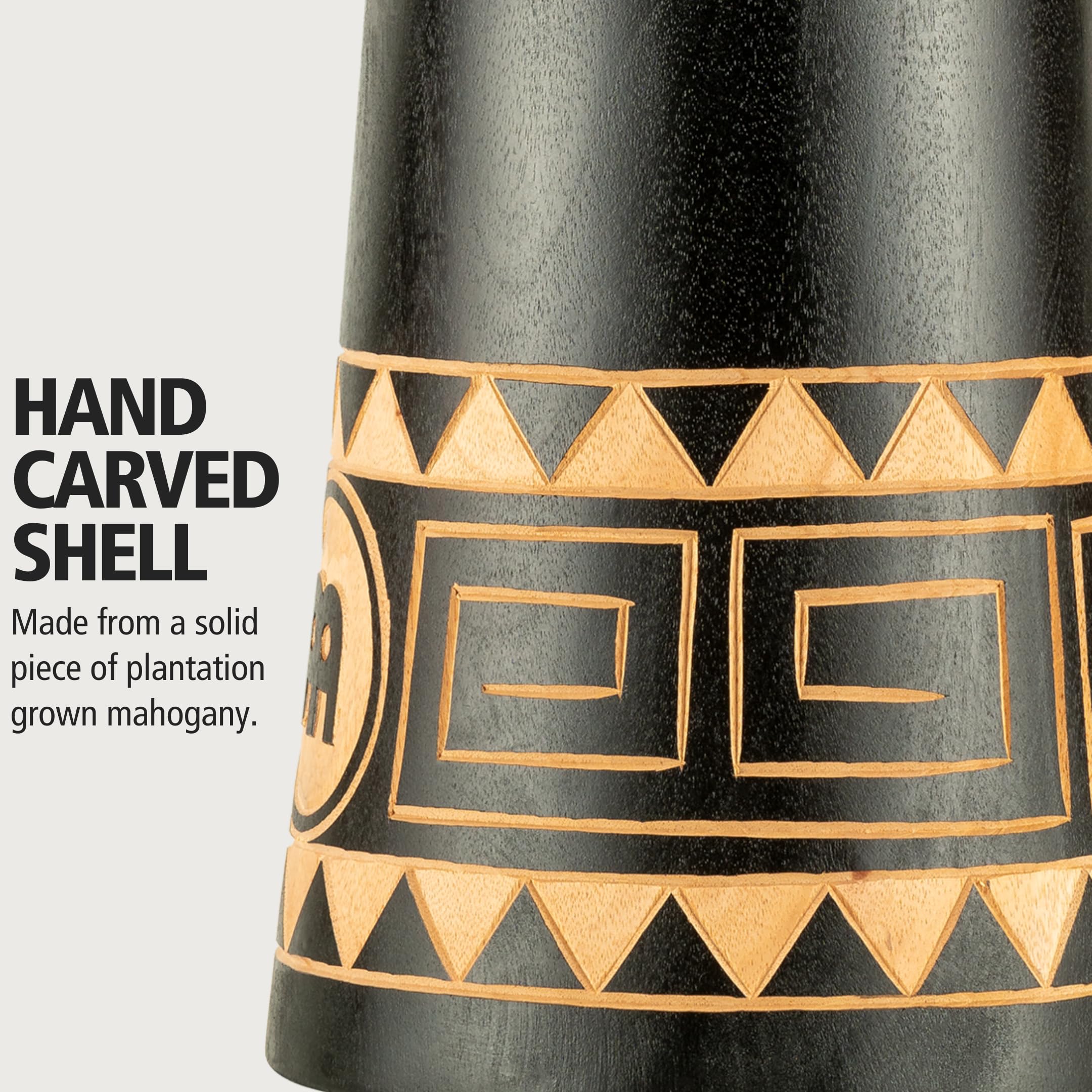 Meinl Percussion Djembe Hand Drum Circle Instrument, Carved Mahogany Headliner Series � Not Made In China � African Mali Weave Ropes, 2 Year Warranty, Congo, Medium (Hdj1 M)