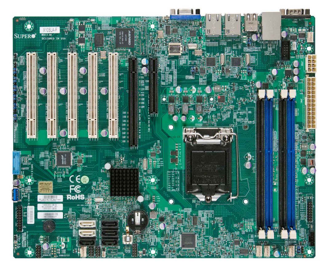 Supermicro Motherboard Atx Ddr3 1600 Lga 1150 Motherboards X10Sla F O