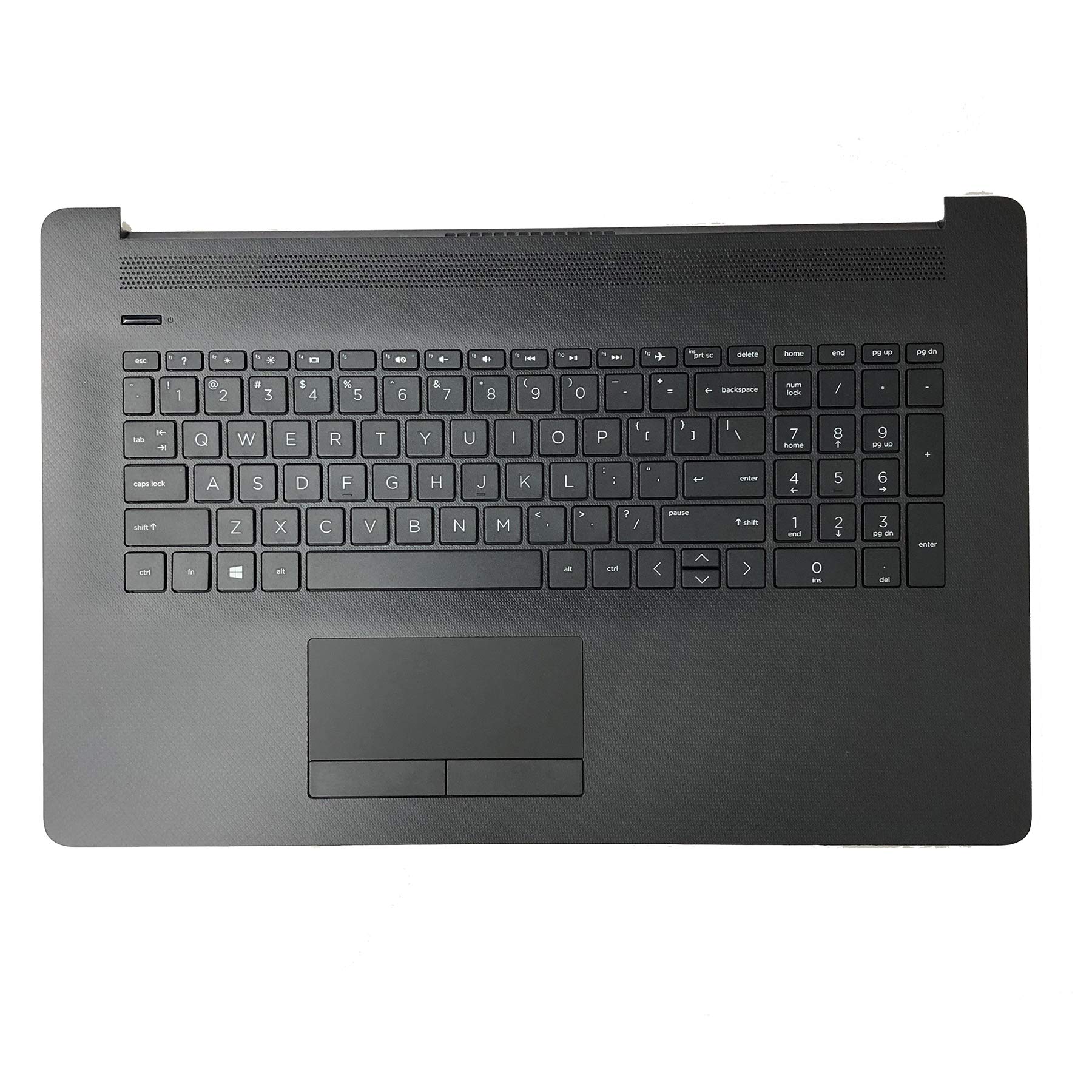 wzqrps Replacement Laptop Upper Case Palmrest Keyboard Touchpad Assembly Part 2019 for HP 17 BY17 CA 17T-BY100 17-by0xxx 17-ca1x