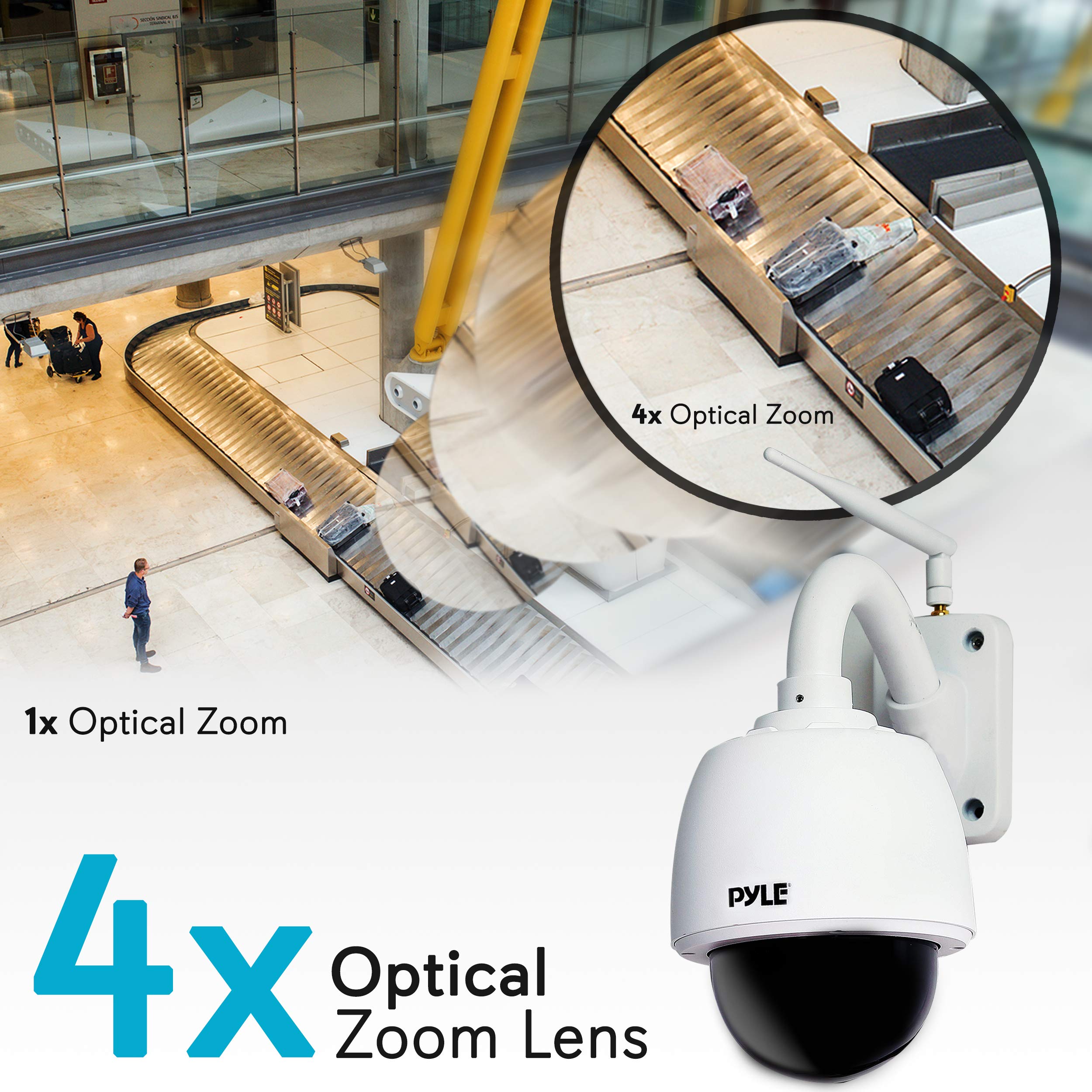 Serenelife Outdoor Ip Camera Optical Zoom Hd 960P W/32G Sd Storage Weatherproof Wireless Wifi Home Security Surveillance Onvif H