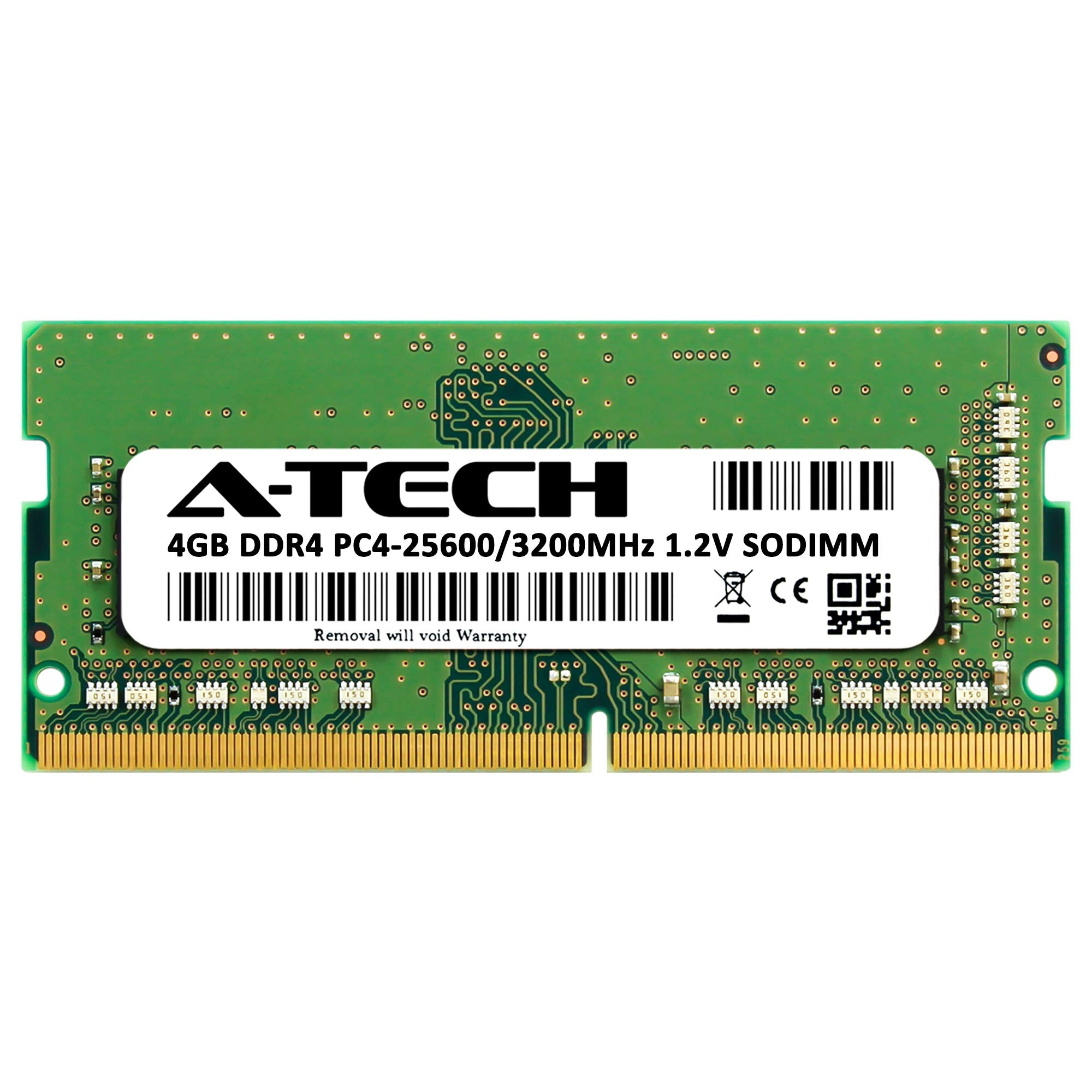 A Tech 4Gb Ddr4 3200 Mhz Sodimm Pc4 25600 (Pc4 3200Aa) Cl22 Non Ecc Laptop Ram Memory Module