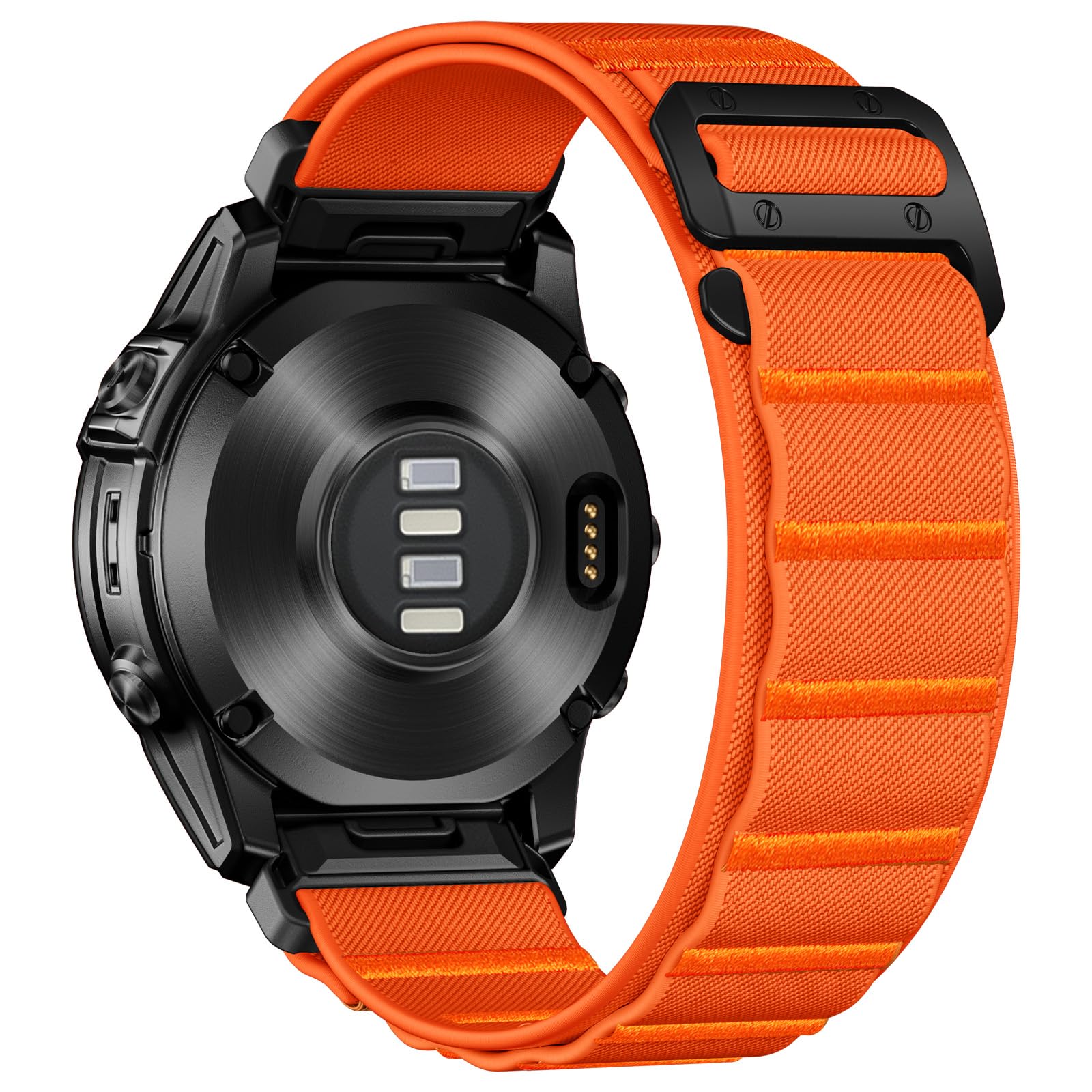 Bandletic 26mm Compatible with Garmin Fenix 7X 6X 5X Watch Band, Wide Rugged Sport Bands with G-Hook for Fenix 8 51mm /Instinct 