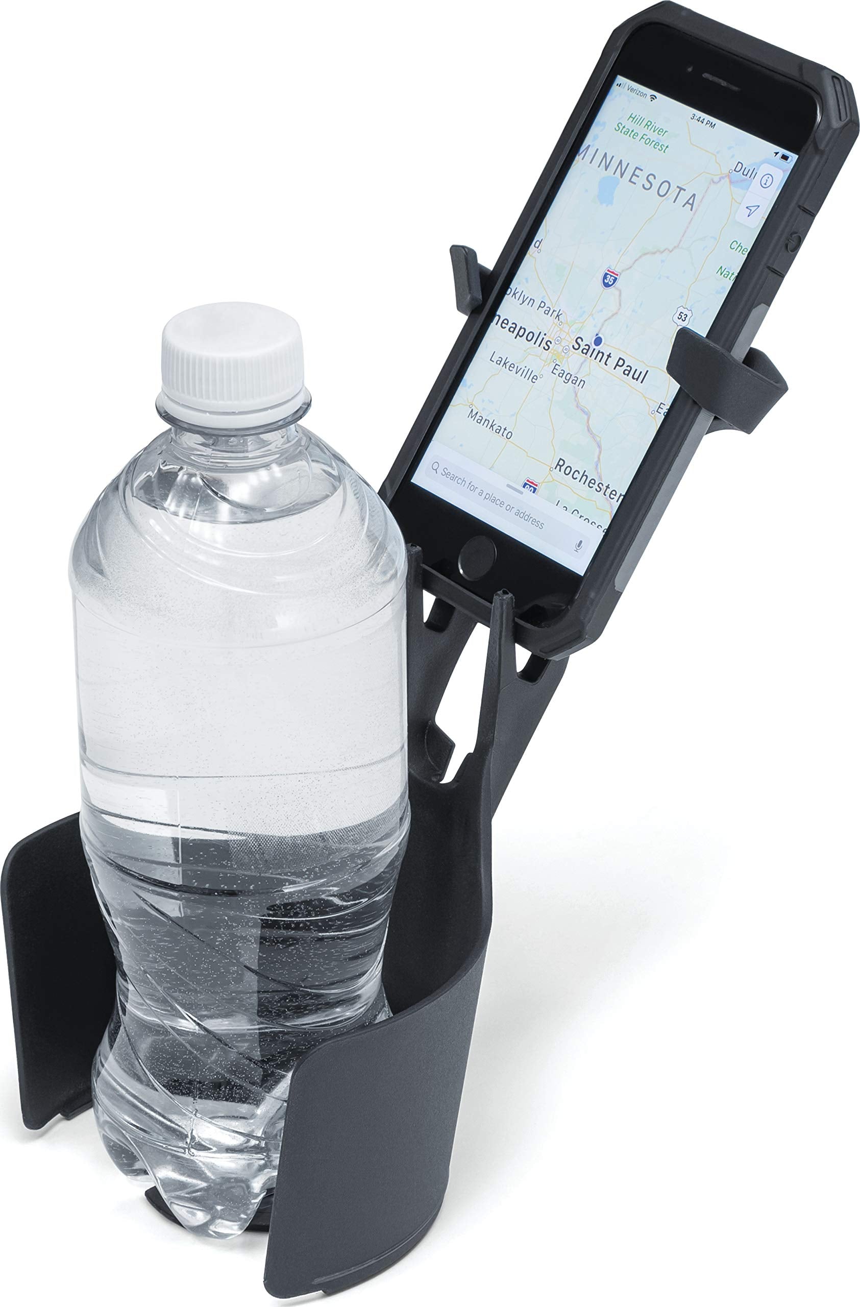 Kuryakyn 6474 Free Flex Cup And Cell Phone Device Holder: Mounts In Cars, Trucks, Vans, Utvs With Flexible Arms Securing Various Phones/Cases, Black