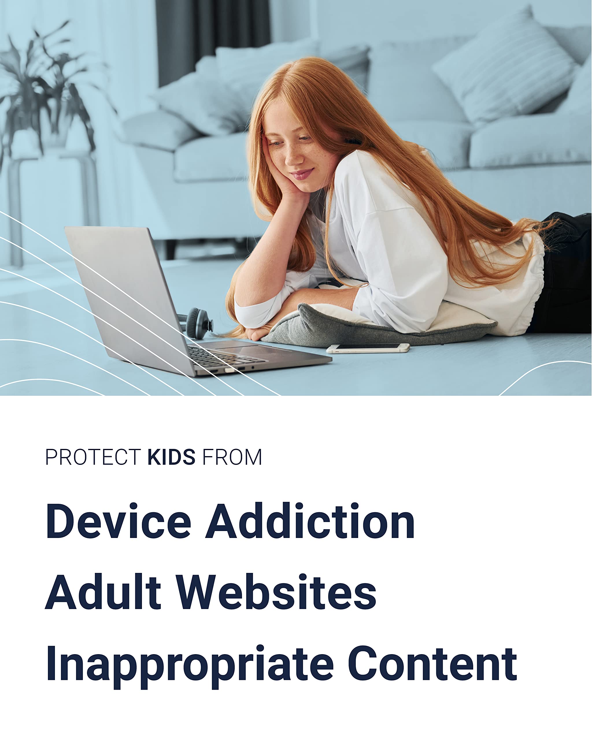 Gryphon Tower Super Fast Mesh Wifi Router 2 Pack   Advanced Firewall Security, Parental Controls, And Content Filters   Tri Band