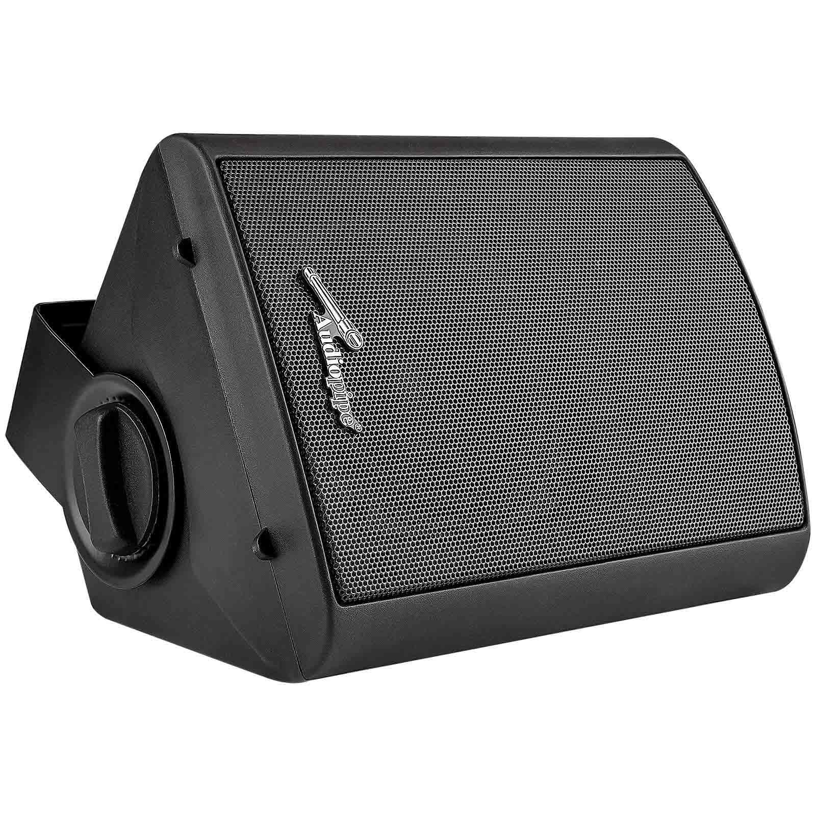 Audiopipe 4    2 Way Indoor/Outdoor Weatherproof Loudspeaker (Odp 423Bk), Black, Monitor Speaker, 2 Way, 60 Watts, 8 Ohms, Long