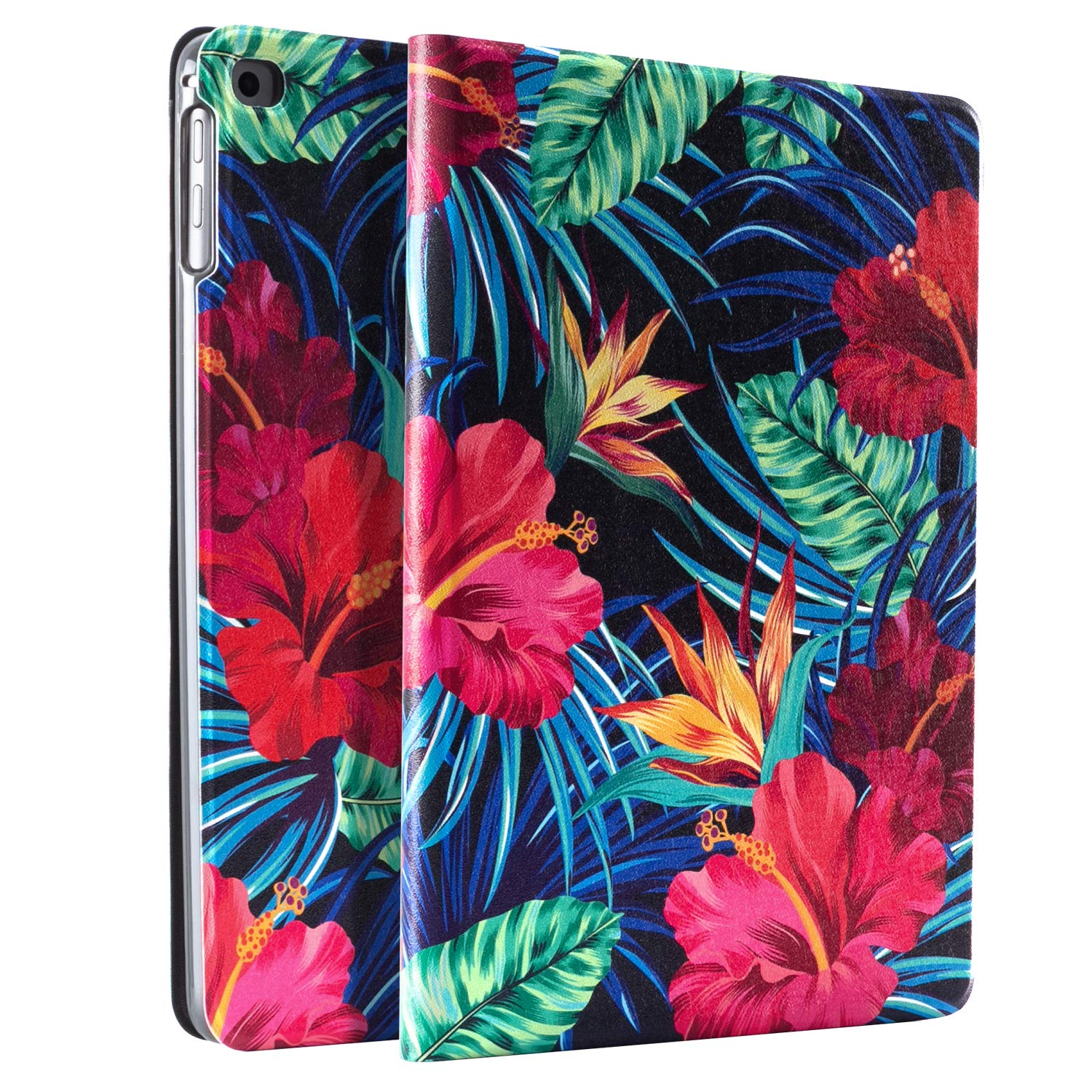 Ipad Air 2 Cover,Gofupa 9.7 Ipad 6Th/ 5Th Generation Case For Women Girls, Premium Leather Folio Case, Multiple Viewing Angles S