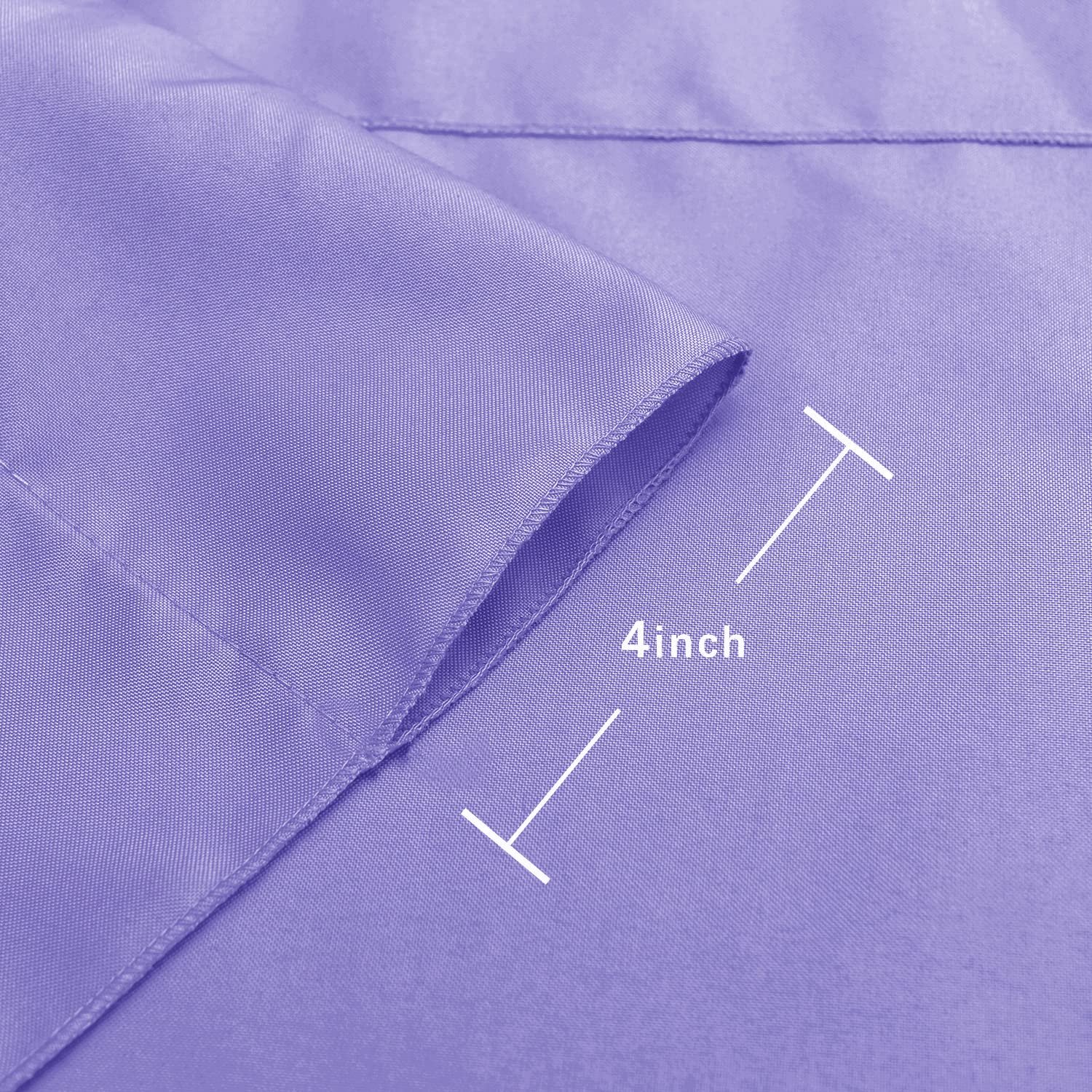 Hiasan Lavender Backdrop Curtains For Parties, Polyester Photography Backdrop Drapes For Family Gatherings, Wedding Decorations,