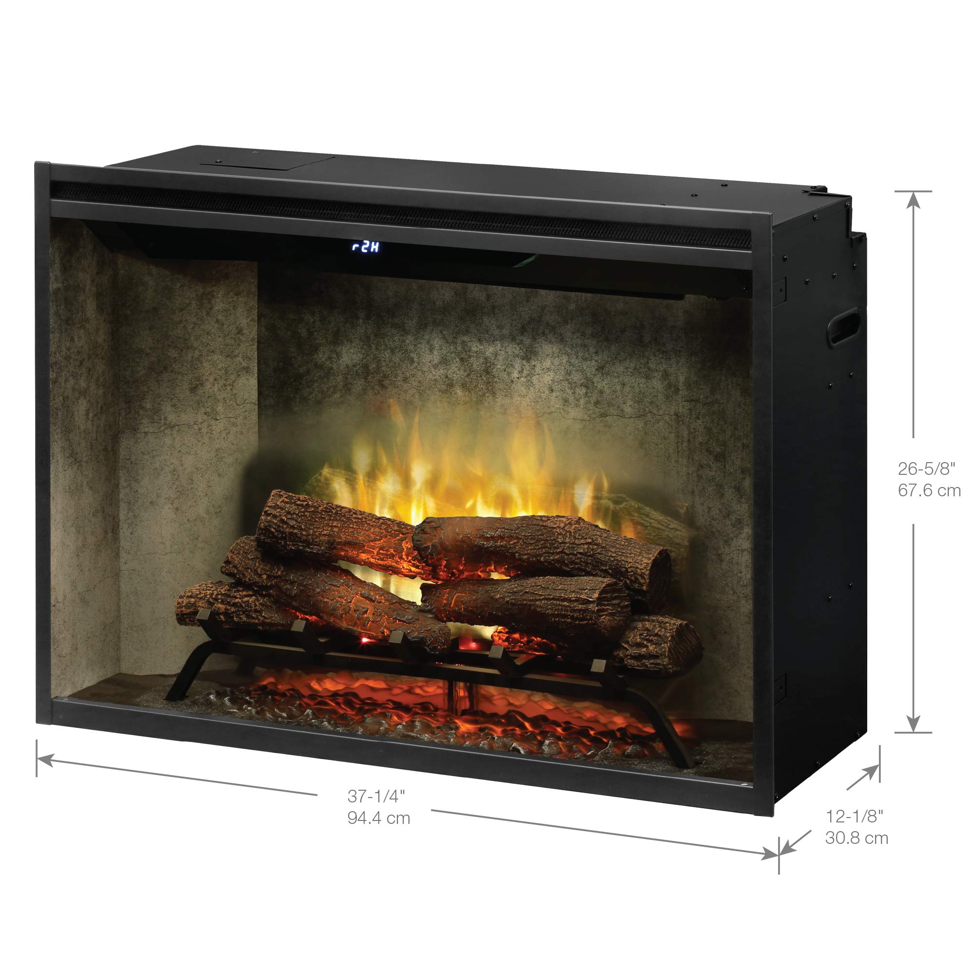 Dimplex Revillusion 36'' Built In Firebox (Model: Rbf36Wc), 4435/6739/8786 Btu, 120/208/240 Volt, 1300/1975/2575 Watt, Weathered