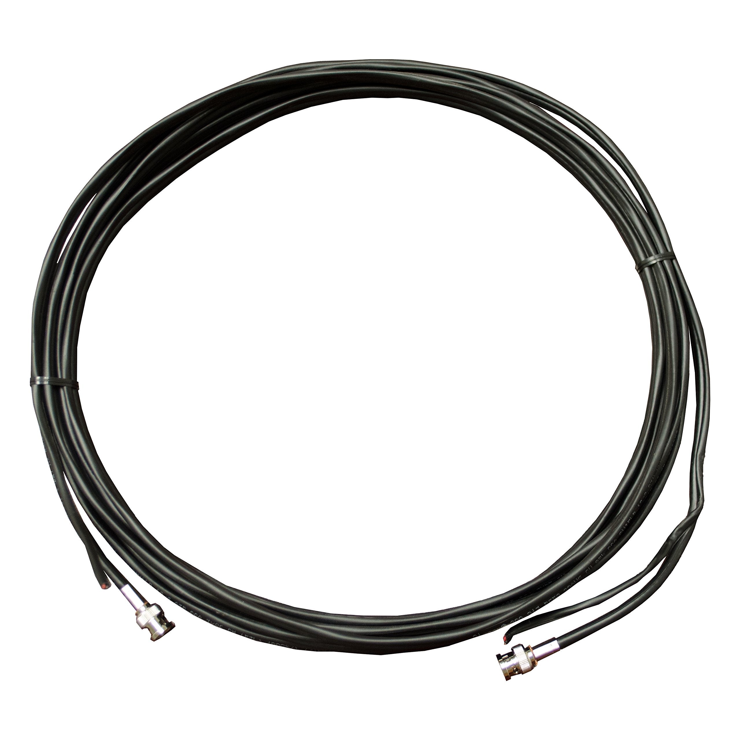 Revo America Rbncr59 30 Elite 30 Feet Bnc Rg 59 Siamese Cable, Power/Video (Black)