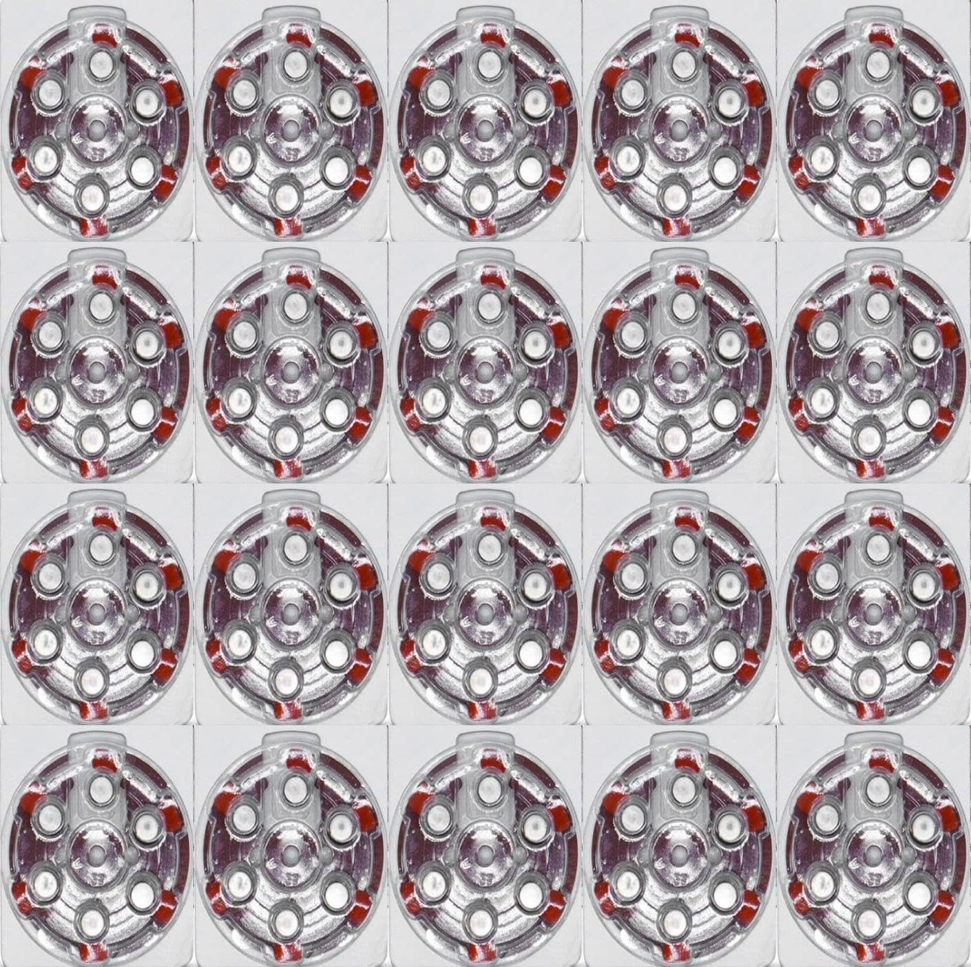 Wholesalehome Hearing Aid Batteries Size 312, 120 Extra Advanced Mercury Free Batteries With Battery Caddy