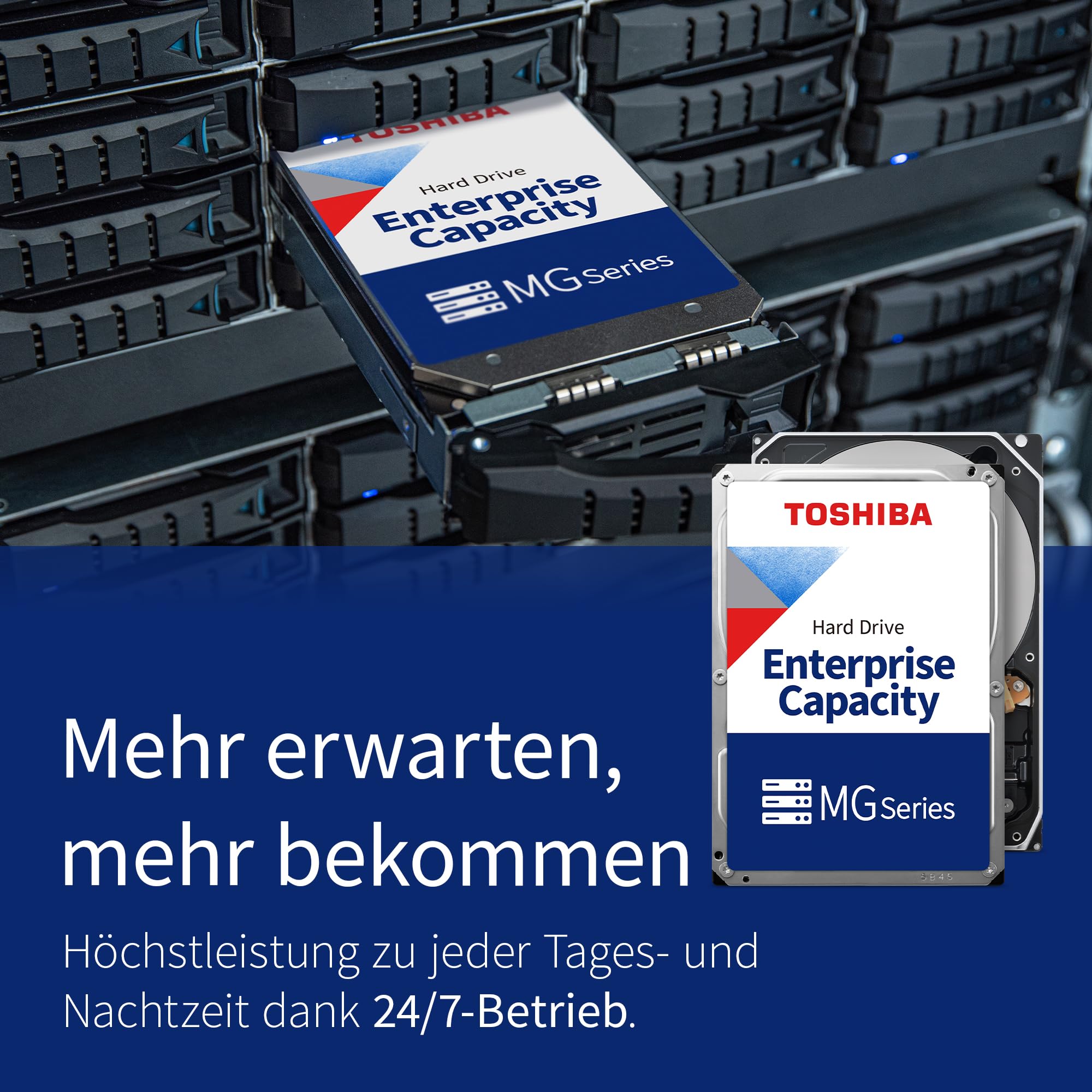 Toshiba 6TB Enterprise SATA Hard Drive   7200 RPM, 128MB Cache, 6 Gb/s Transfer Rate for Business and Personal Use