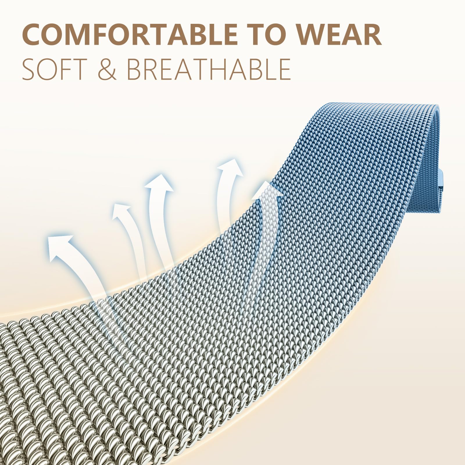 Dirrelo Band Compatible For Apple Watch Bands For Women 40Mm 41Mm 38Mm 44Mm 45Mm 42Mm 49Mm, Mesh Metal Strap With Clasp For Iwat