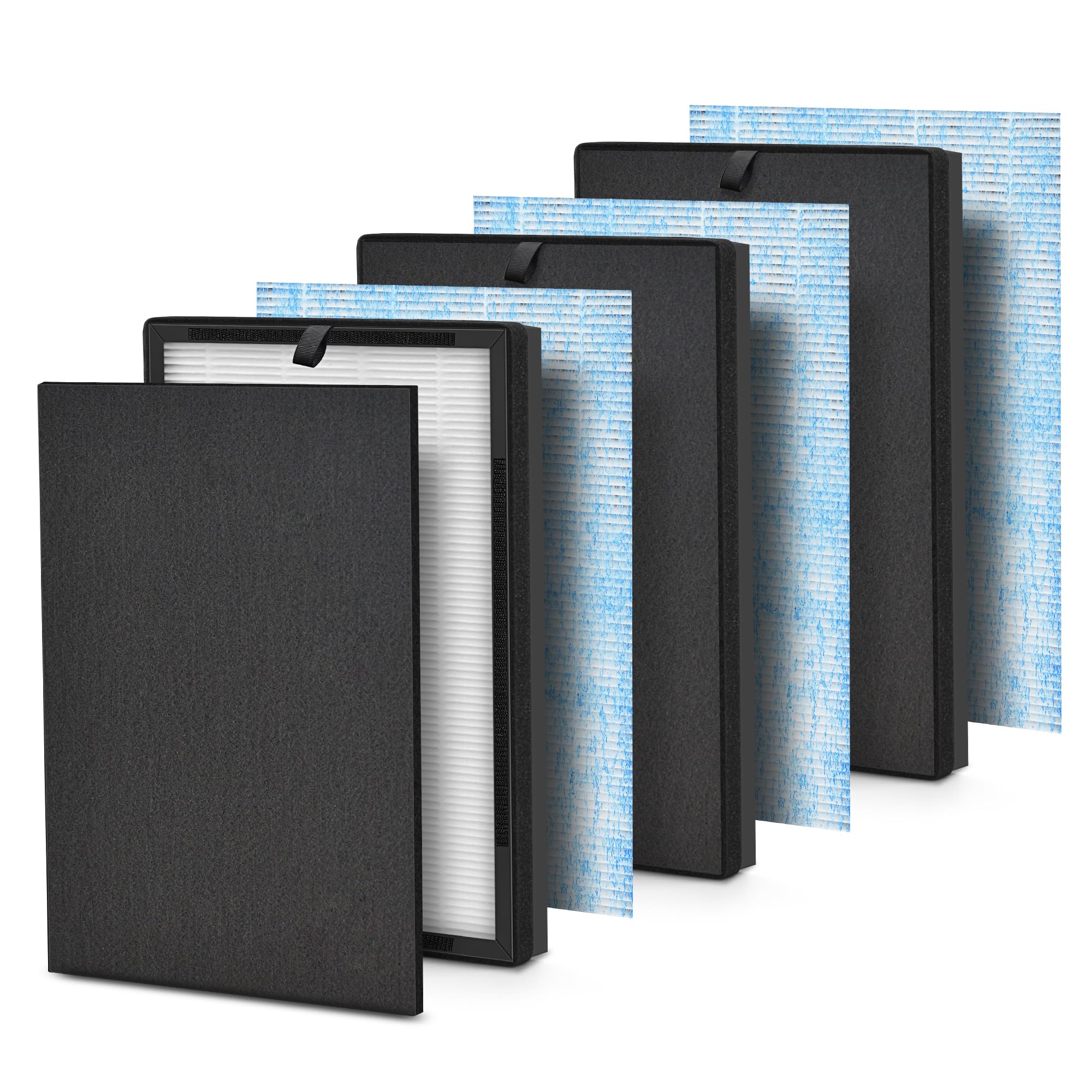 [3 Pieces] 8L Hepa Replacement Filter Set Compatible With Okaysou Airmax 8L Air Purifier Filters, 3 Stage Airmax 8L Filter, H13 