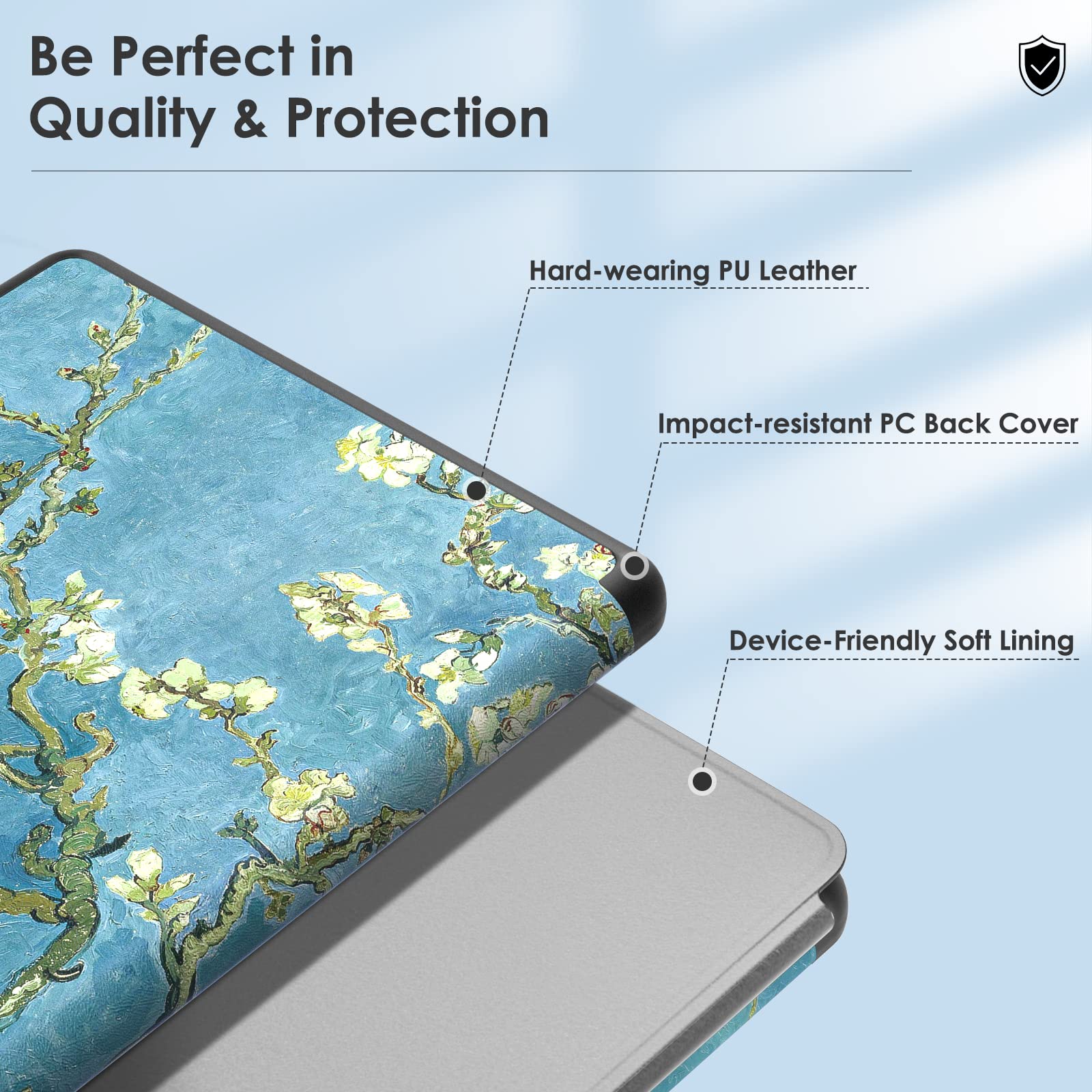 Moko Case For 6.8'' Kindle Paperwhite (11Th Generation 2021) And Kindle Paperwhite Signature Edition, Origami Standing Shell Cov