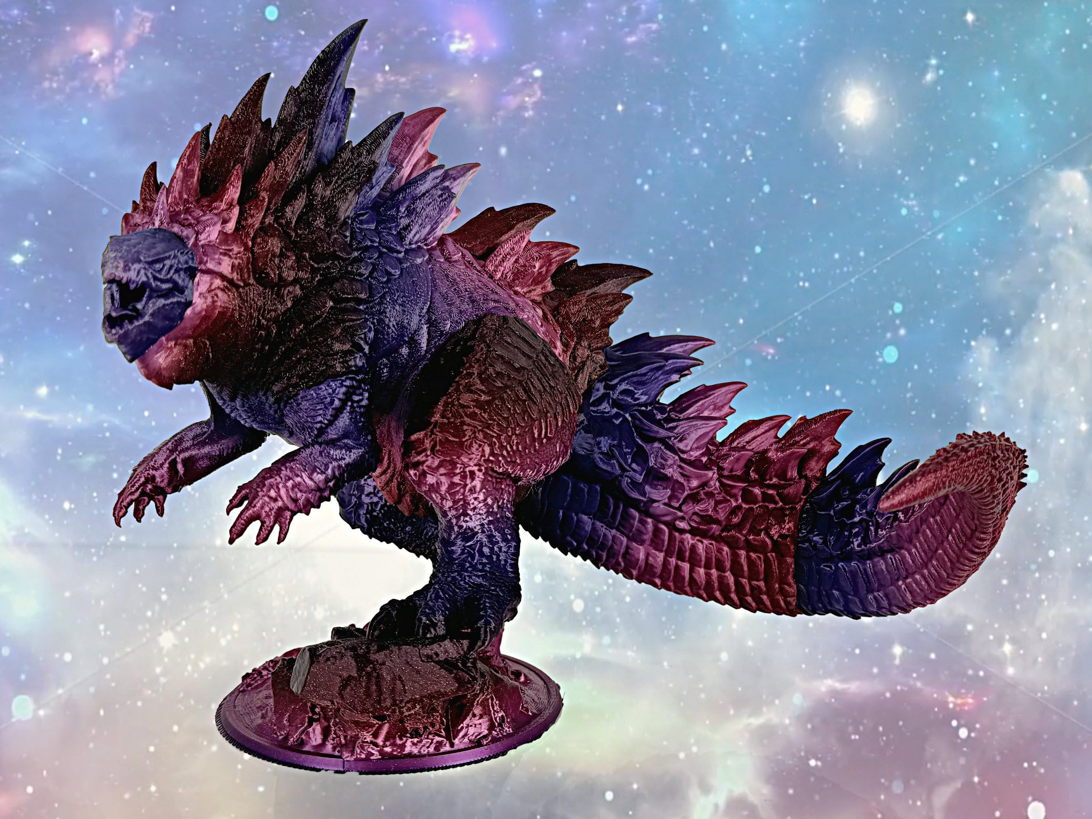 Stronghero3D Pla 3D Printer Filament 1.75Mm, Galaxy Red,Silk Blue, Silk Purple,Net Weight 1Kg