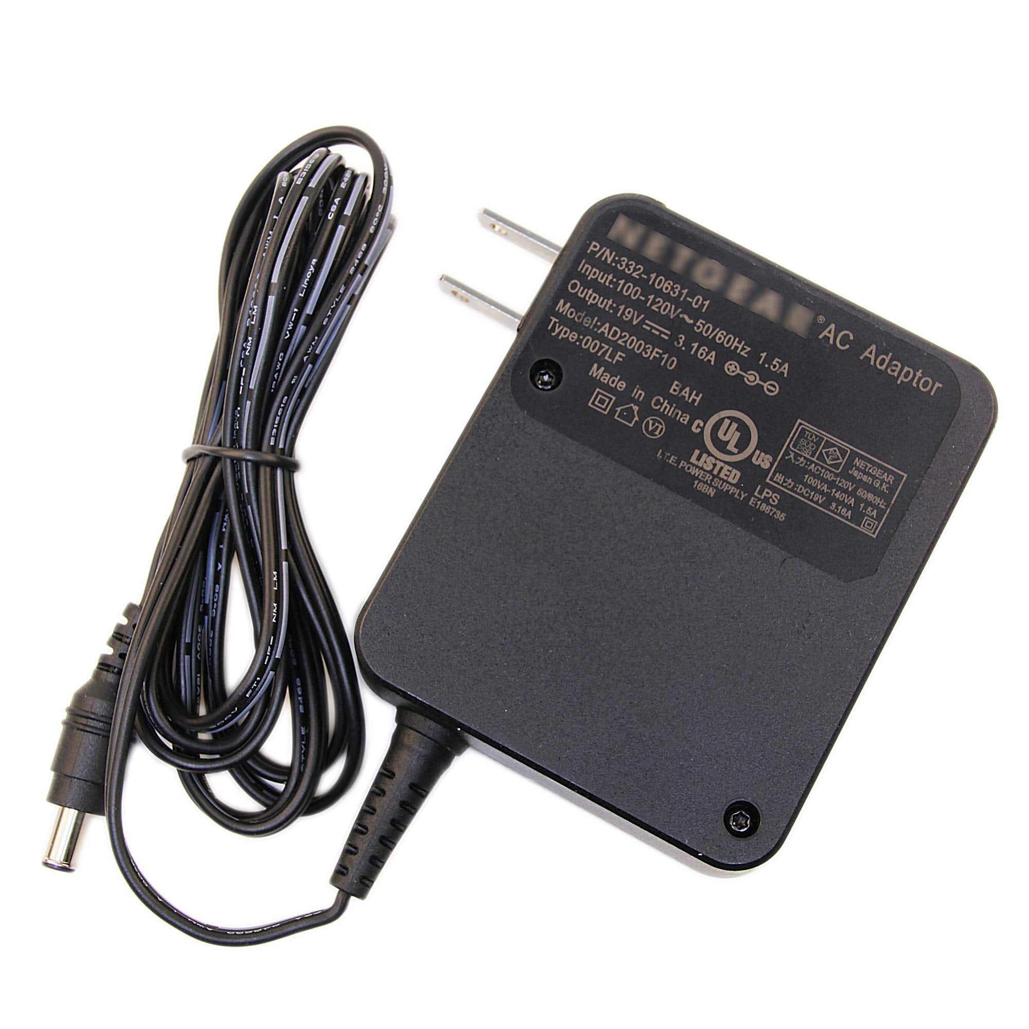 332-10631-01 AD2003F10 19V 3.16A Power Supply AC Adapter for Netgear Nighthawk WiFi Router