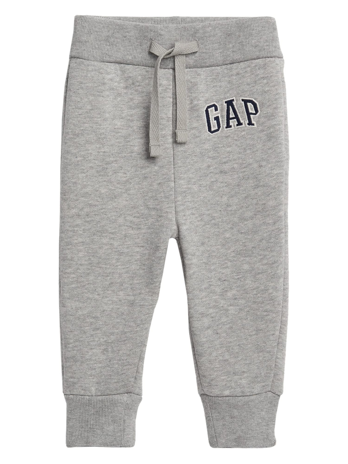 Gap Baby Boys Logo Pull On Joggers Sweatpants, Light Heather Grey B08, 5T Us