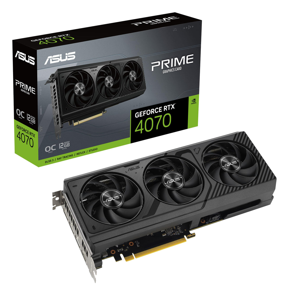 Asus The Sff Ready Prime Geforce Rtx 4070 Oc Edition 12Gb Gddr6X Graphics Card (Pcie 4.0, 12Gb Gddr6X, Dlss 3, Hdmi 2.1A, Displa