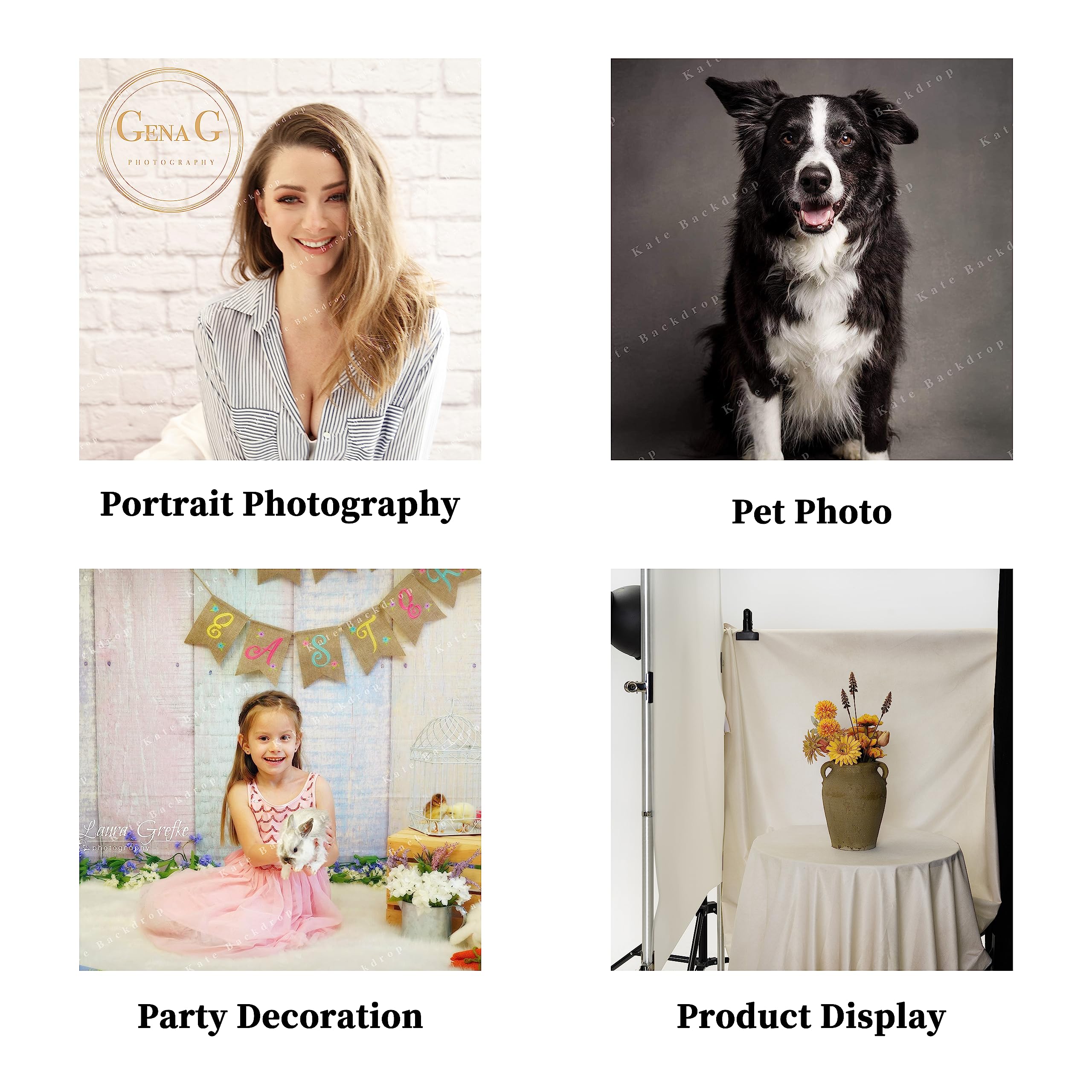 Kate Beige Photography Backdrops Abstract Photo Backdrop Poratrait Background For Photoshoot, 5X7Ft