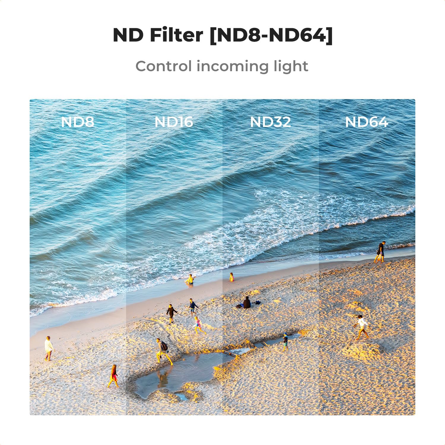 K&F Concept Avata 2 Drone Uv Pl Nd Filters Kit (6 Pack), Uv Pl Nd4 Nd8 Nd16 Nd32 Filter Compatible With Dji Avata 2, Drone Acces