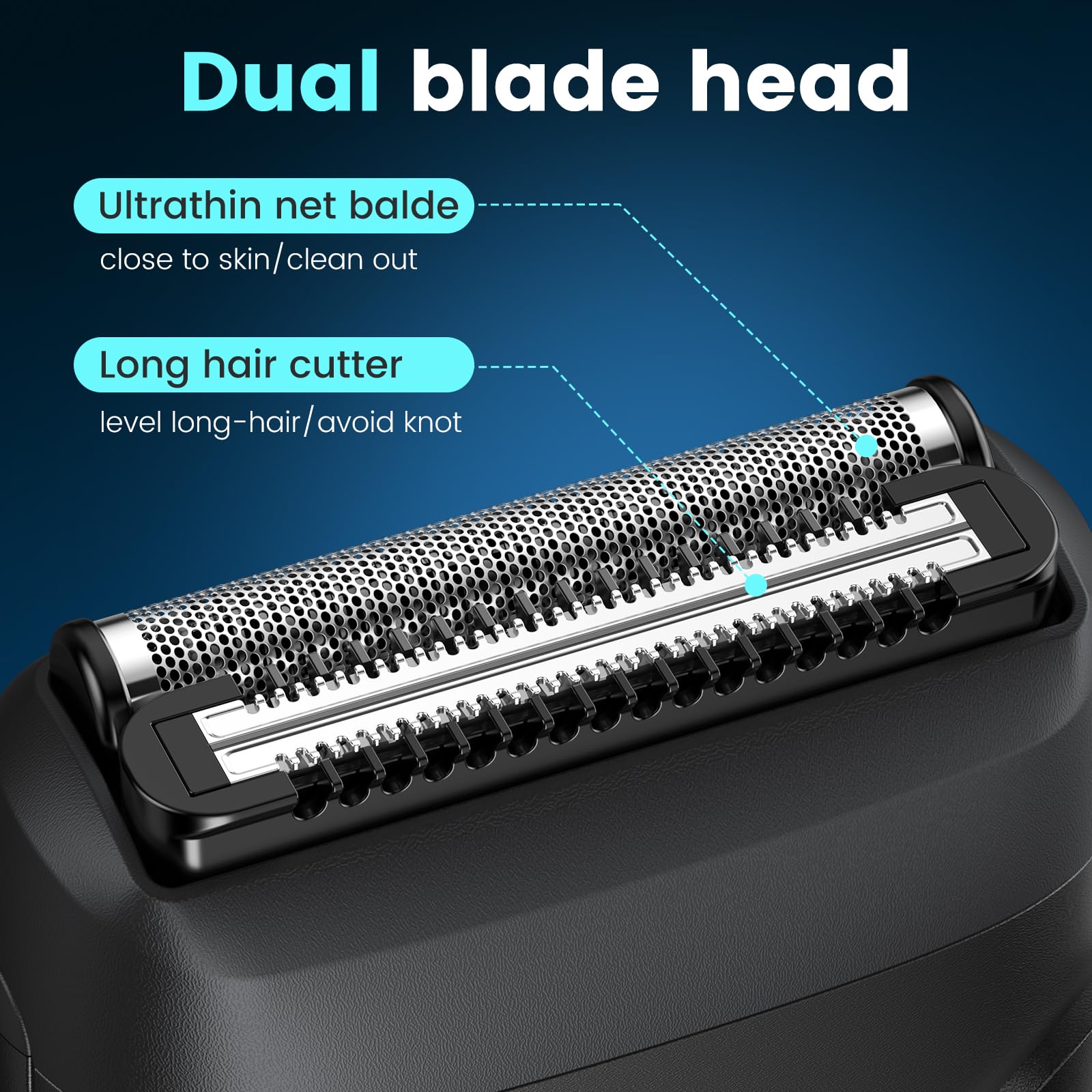 Brightup Compact Travel Shavers For Men, Portable Mini Foil Shaver Usb C Rechargeable Electric Razor With Floating Blades For St