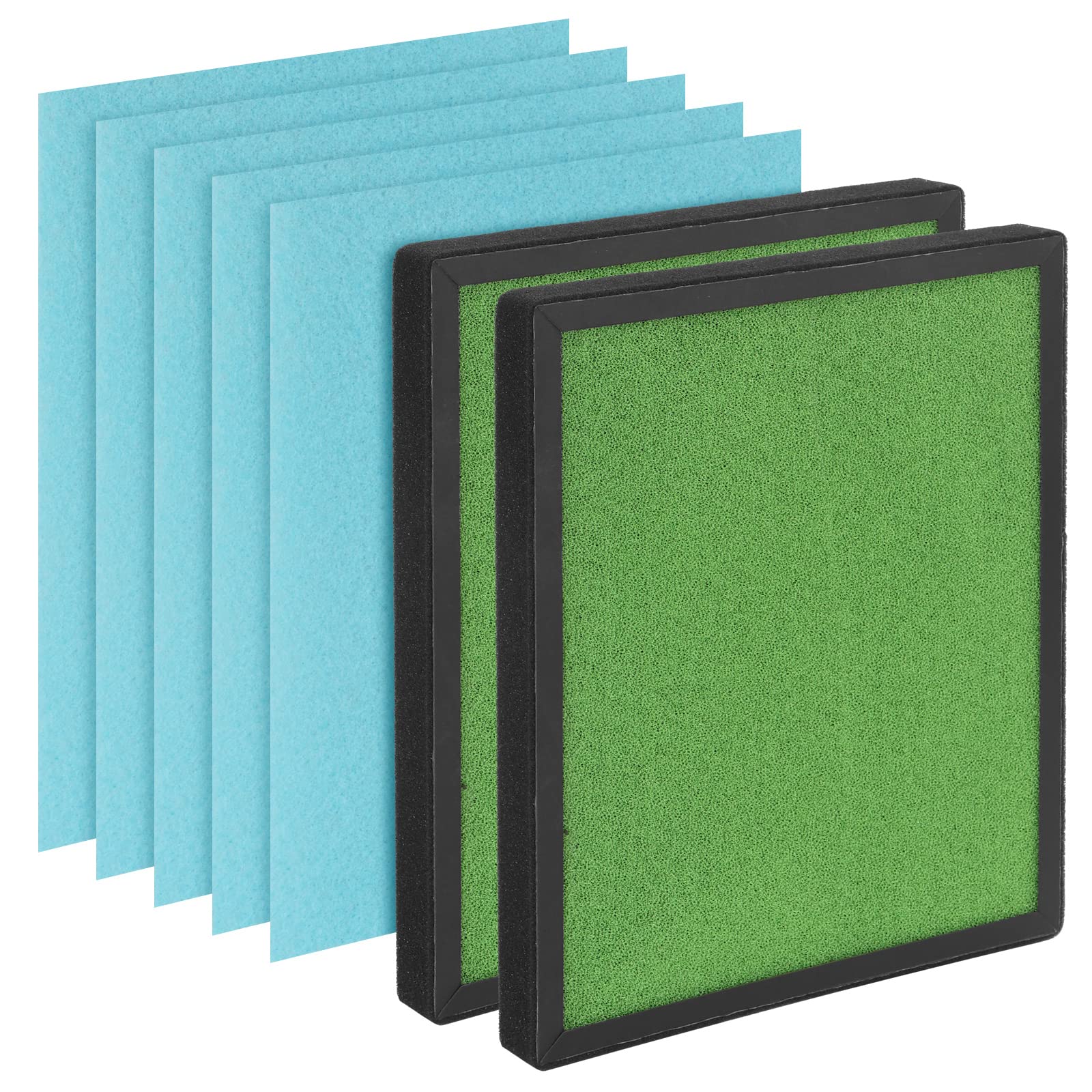 2 Pack P500 Replacement Filter Compatible With Puro Xygen P500 Purifier And Kj203F/Pets 300/Apd801 Purifier, 4 In 1 High Efficie