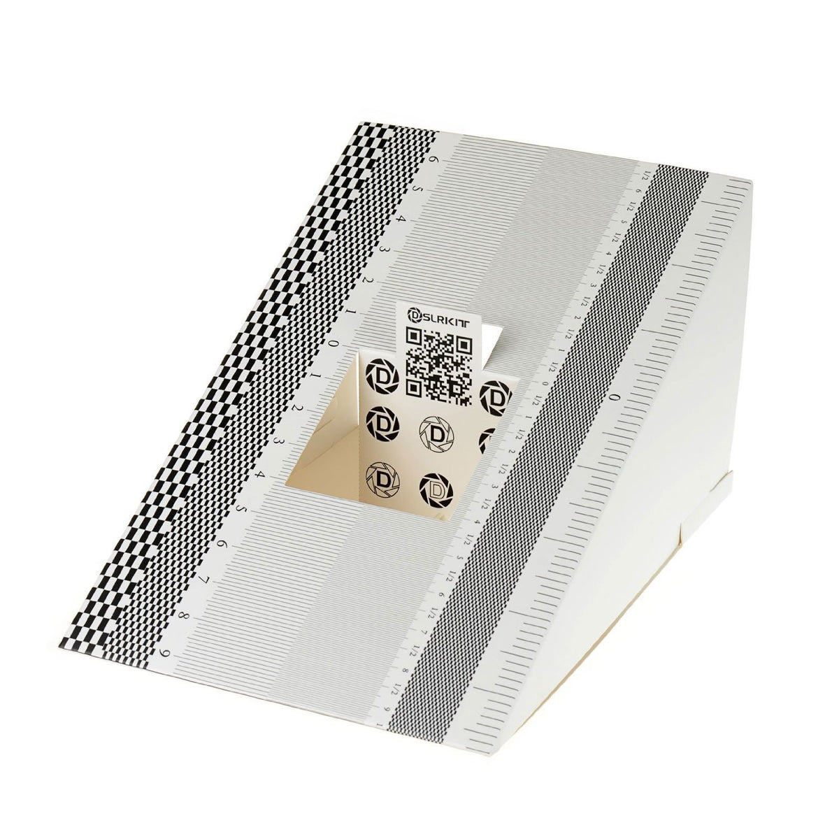Dslrkit Lens Focus Calibration Tool Alignment Ruler Folding Card(Pack Of 2)