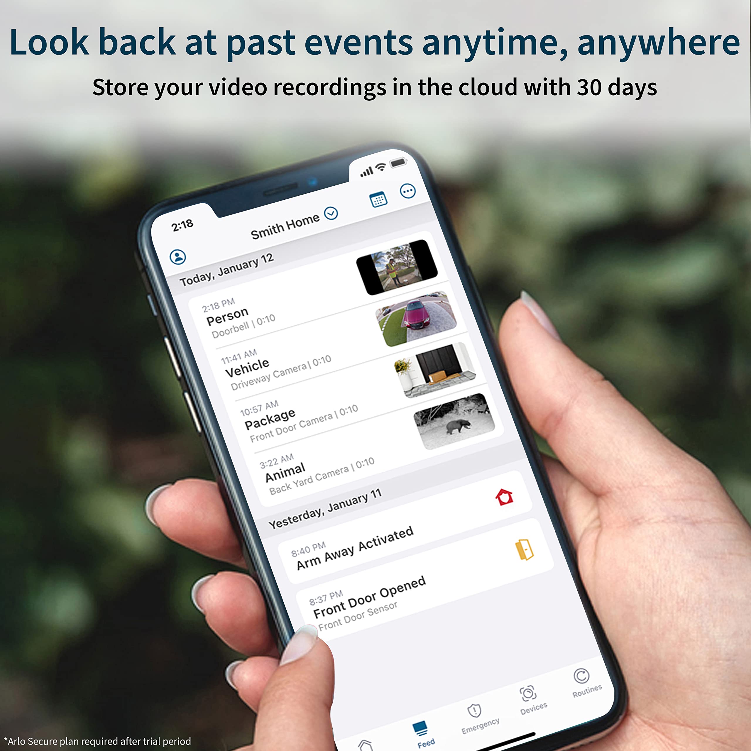 Arlo Pro 4 Spotlight Camera -(Pack Of 3) - Wireless Security, 2K Video & Hdr, Color Night Vision, 2 Way Audio, Wire-Free, Direct