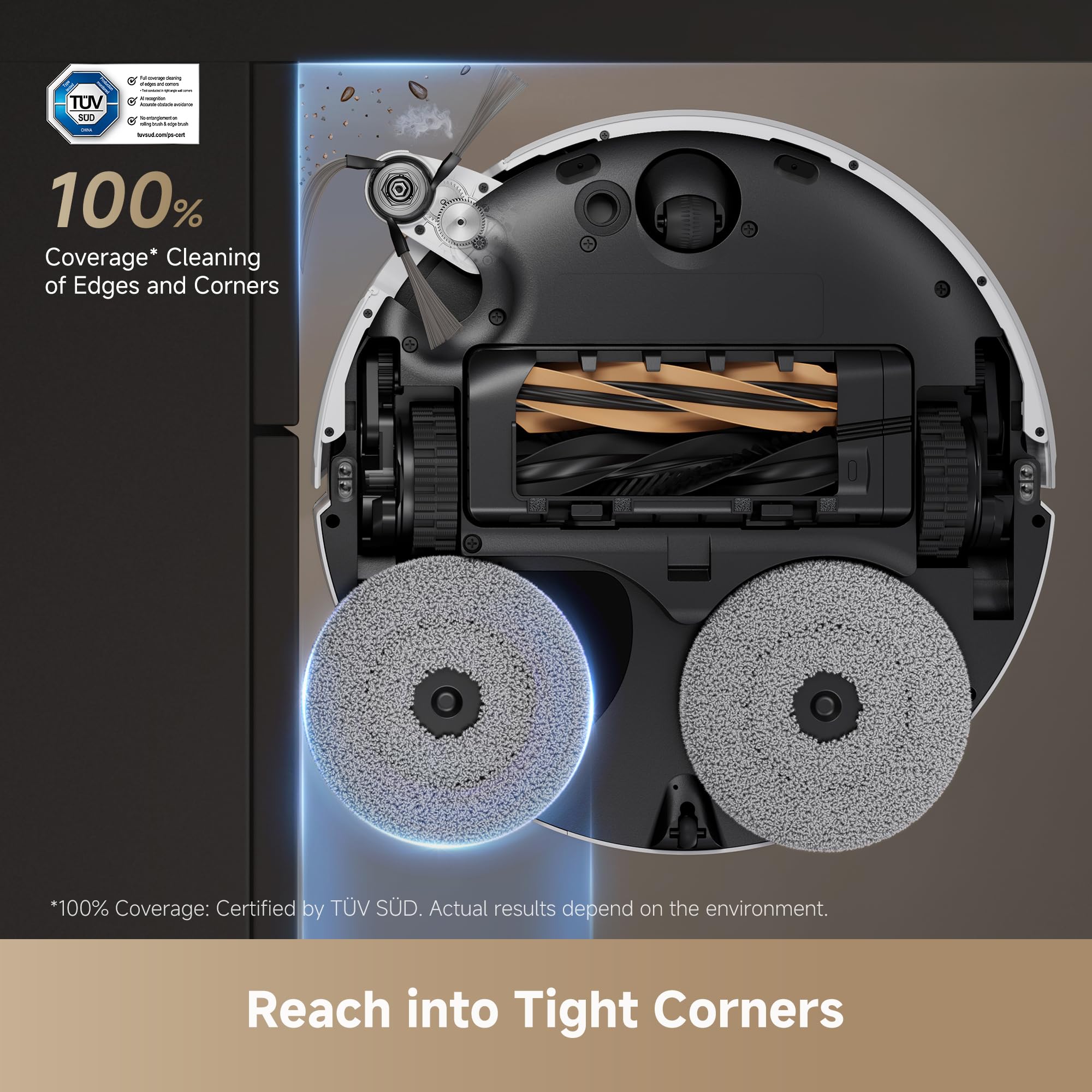 Dreame X50 Ultra White Robot Vacuum And Mop With Auto Empty And Mop Self Cleaning, 20,000Pa Suction, Obstacle Avoidance And 360?