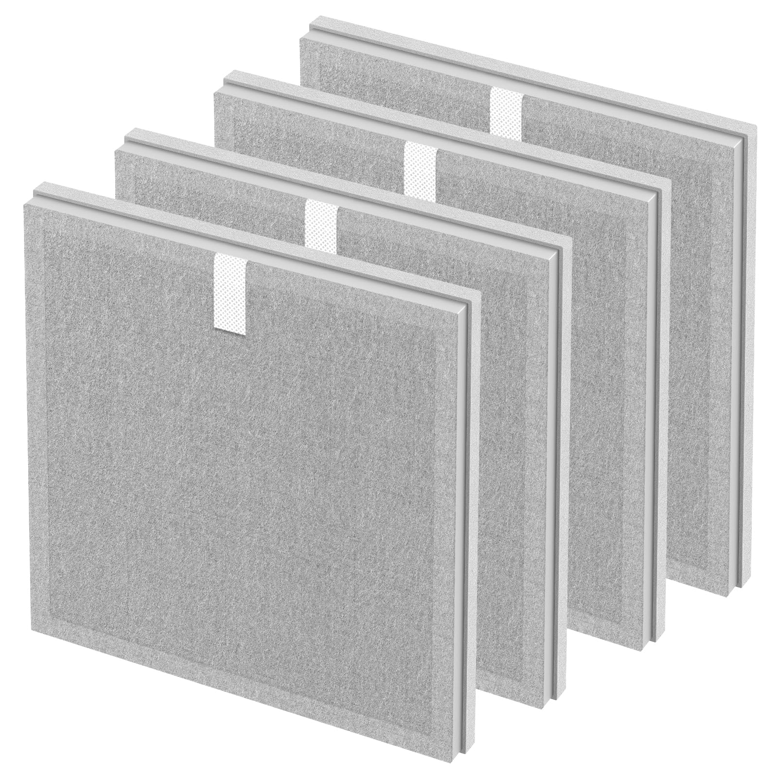 4 Pack 3 In 1 H13 True Hepa Replacement Filter Compatible With Pure Enrichment Purezone Air Purifier Part No. Peairplg