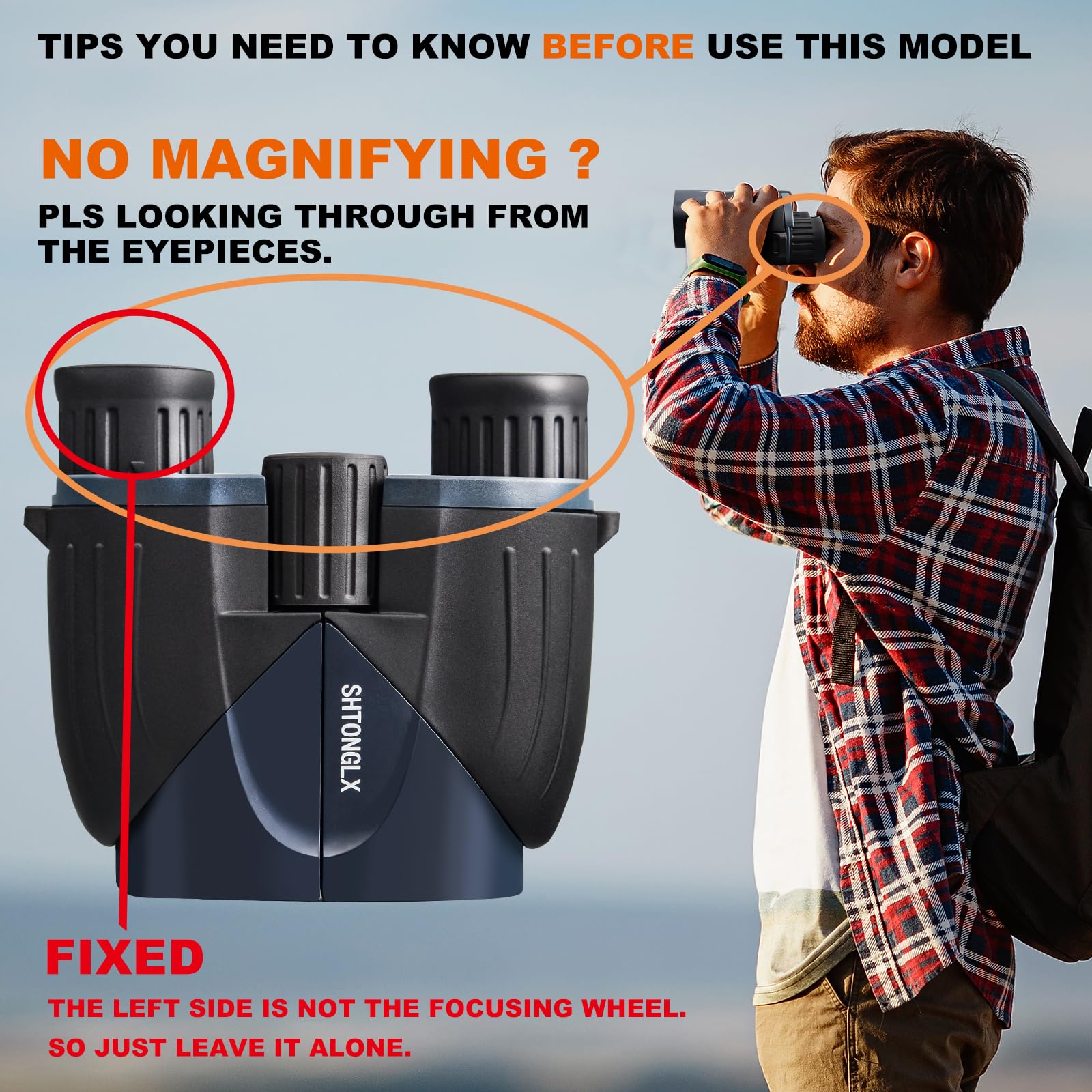 Shtonglx 15X25 Binoculars For Adults Kids, Small Compact Binoculars For Bird Watching Hunters, Mini Pocket Binoculars For Adults