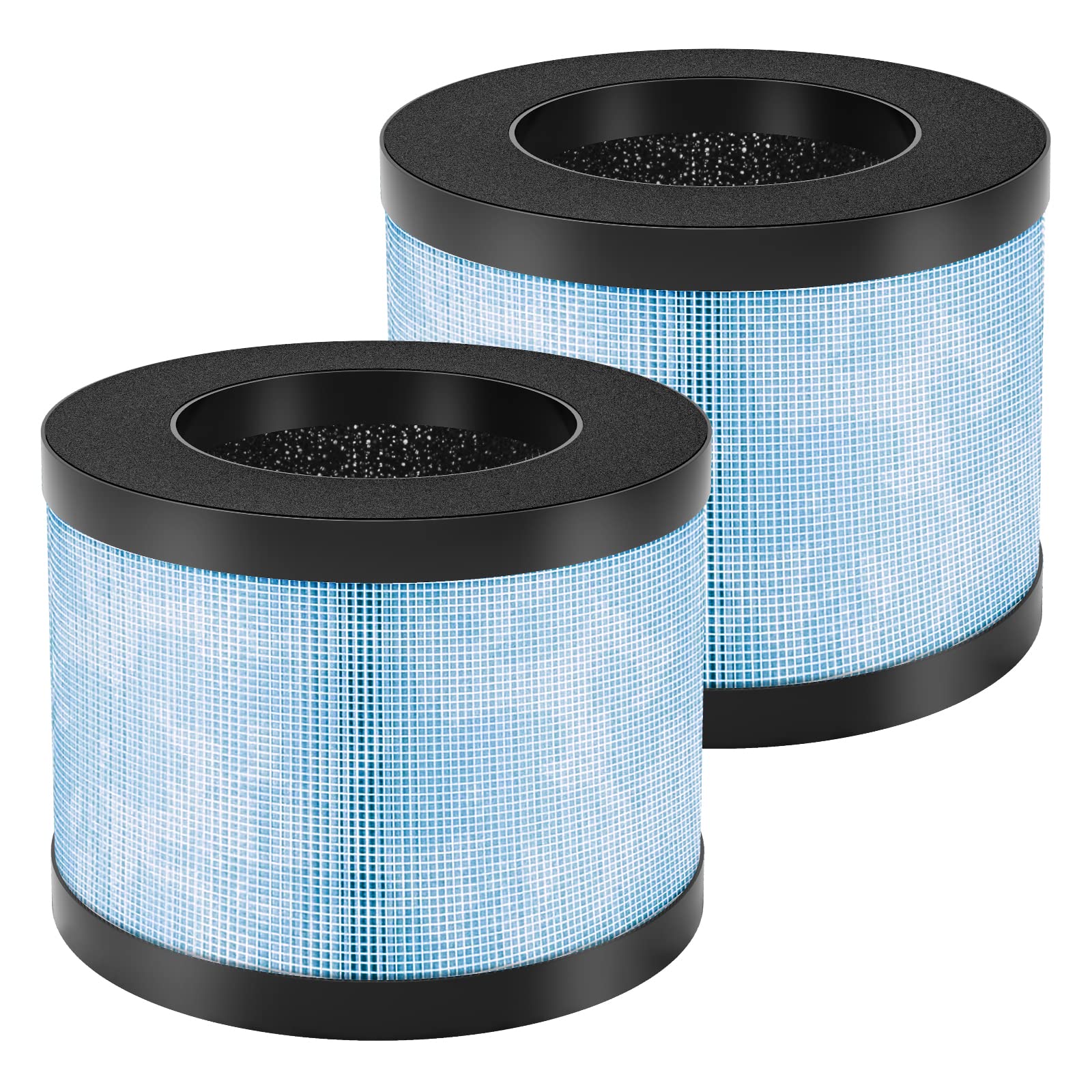 Mk06 Mk01 True Hepa Replacement Filter Compatible With Aroeve Mk01 Mk06 And Kloudi Dh Jh01 Air Purifier, 2 Pack