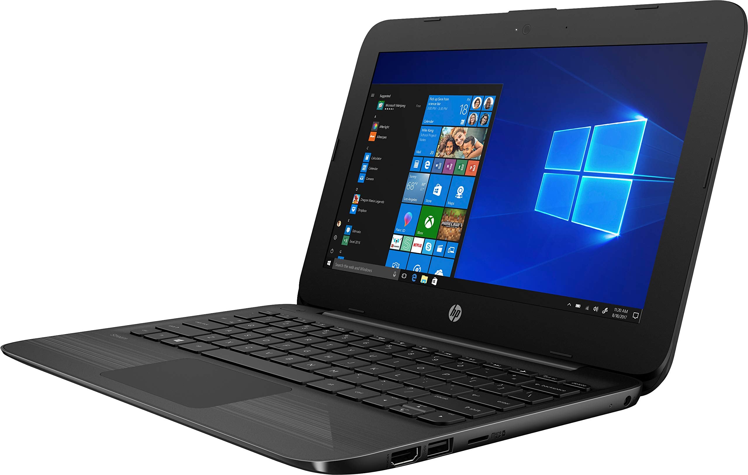 HP Stream 11 ah117wm 11.6' Laptop Celeron N4000 4GB 32GB eMMC Windows 10 S