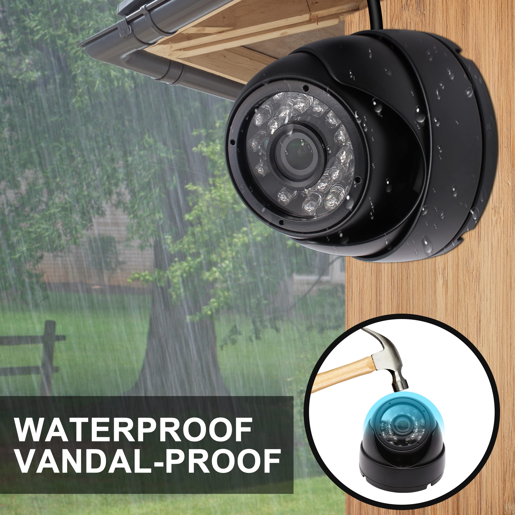 Mmlove Usb Dome Camera 720P 30Fps Waterproof Night Vision Camera With Ir Cut & Ir Led,Usb Surveillance Security Camera Plug&Play