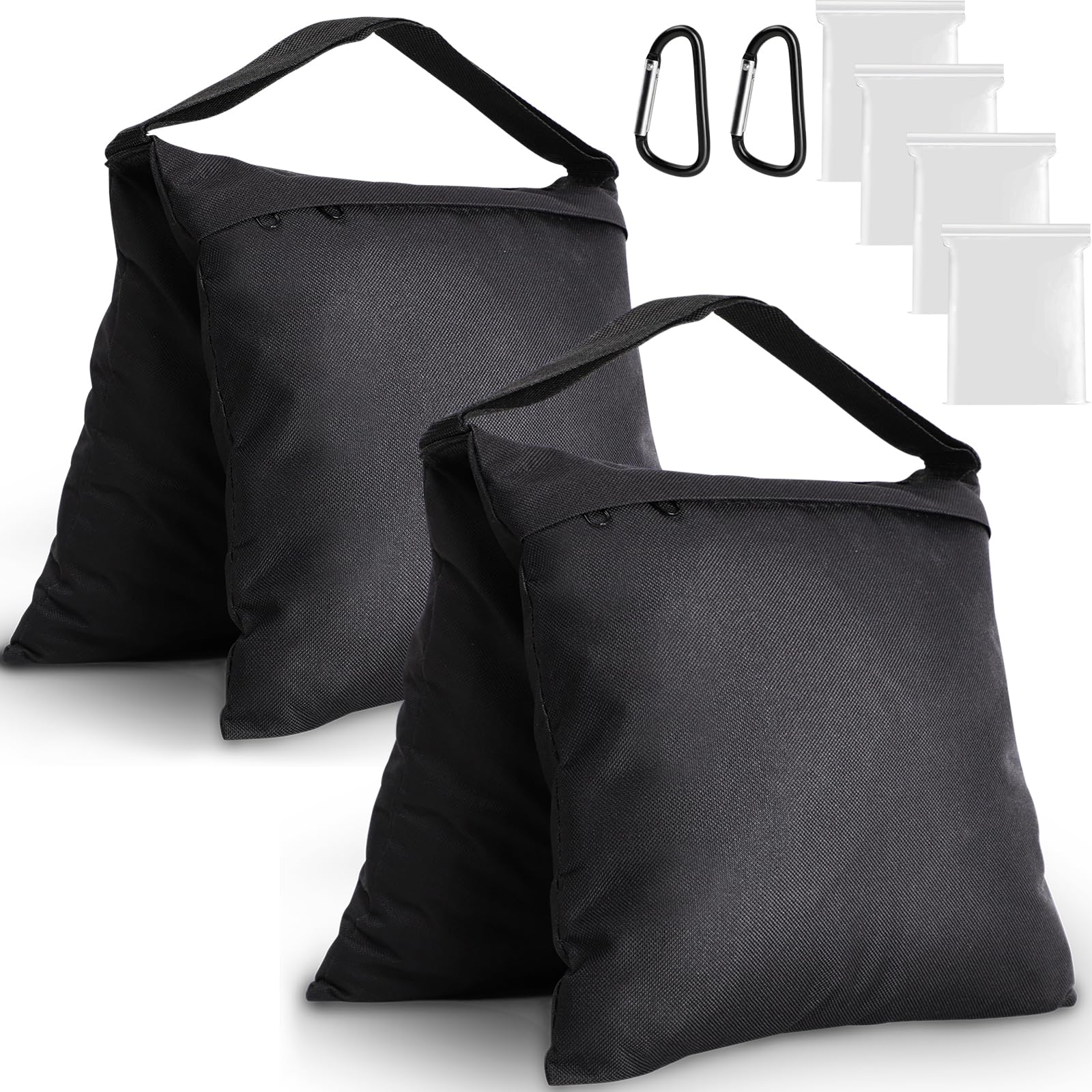 2 Packs Sandbags Weight Bags For Light Stand Photography Video Support, Heavy Duty Saddlebags For Backdrop Stand, Photo Tripod,