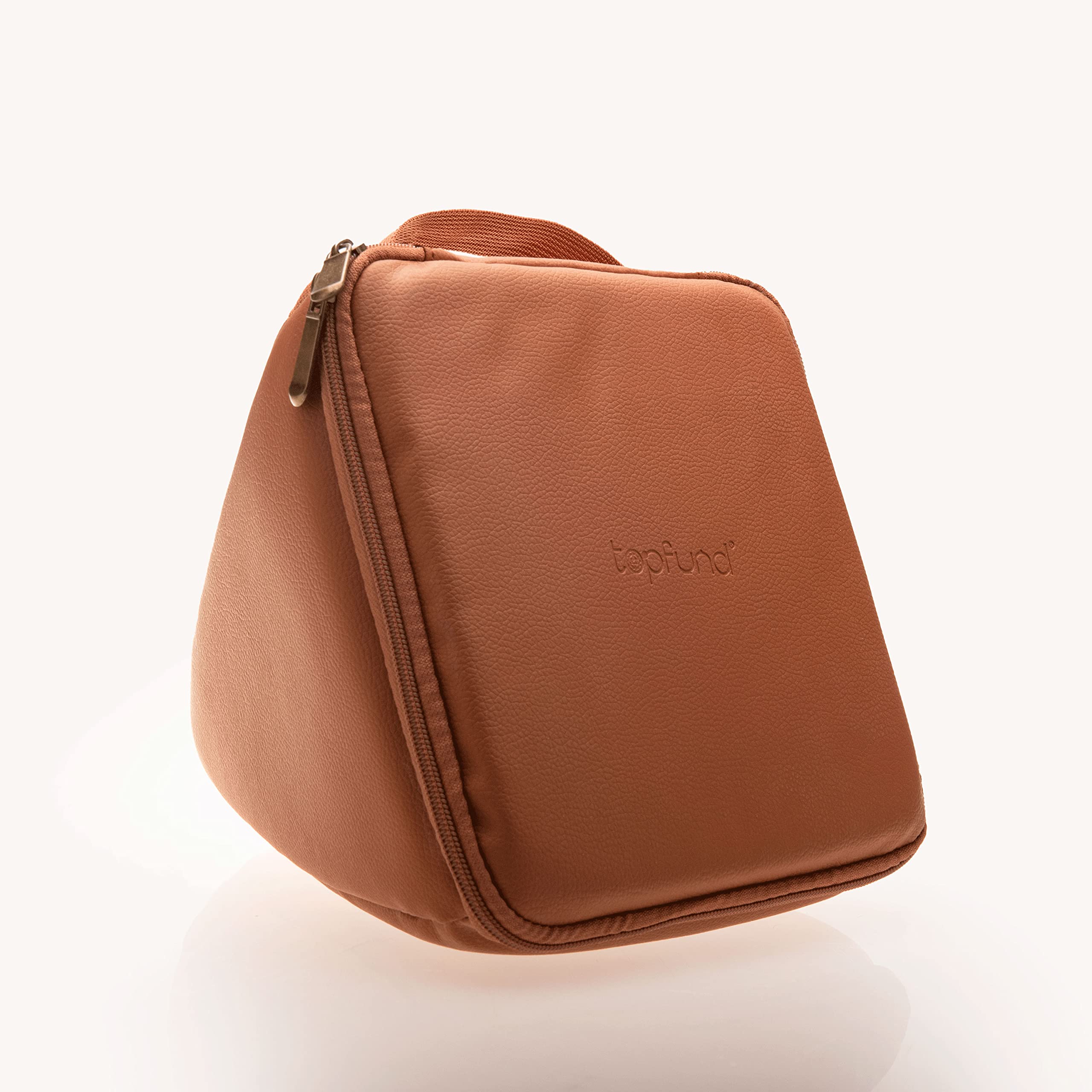 Topfund Clear Crystal Singing Pyramid 8 Inch With Carrying Case And Quartz Suede Mallet