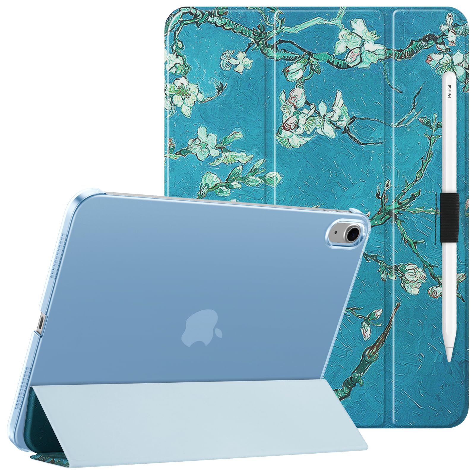 HGWALP Clear Case for iPad A16 11th Generation 11 Inch (2025),iPad 10th Generation 10.9 (2022),Stand Cover with Hard Translucent