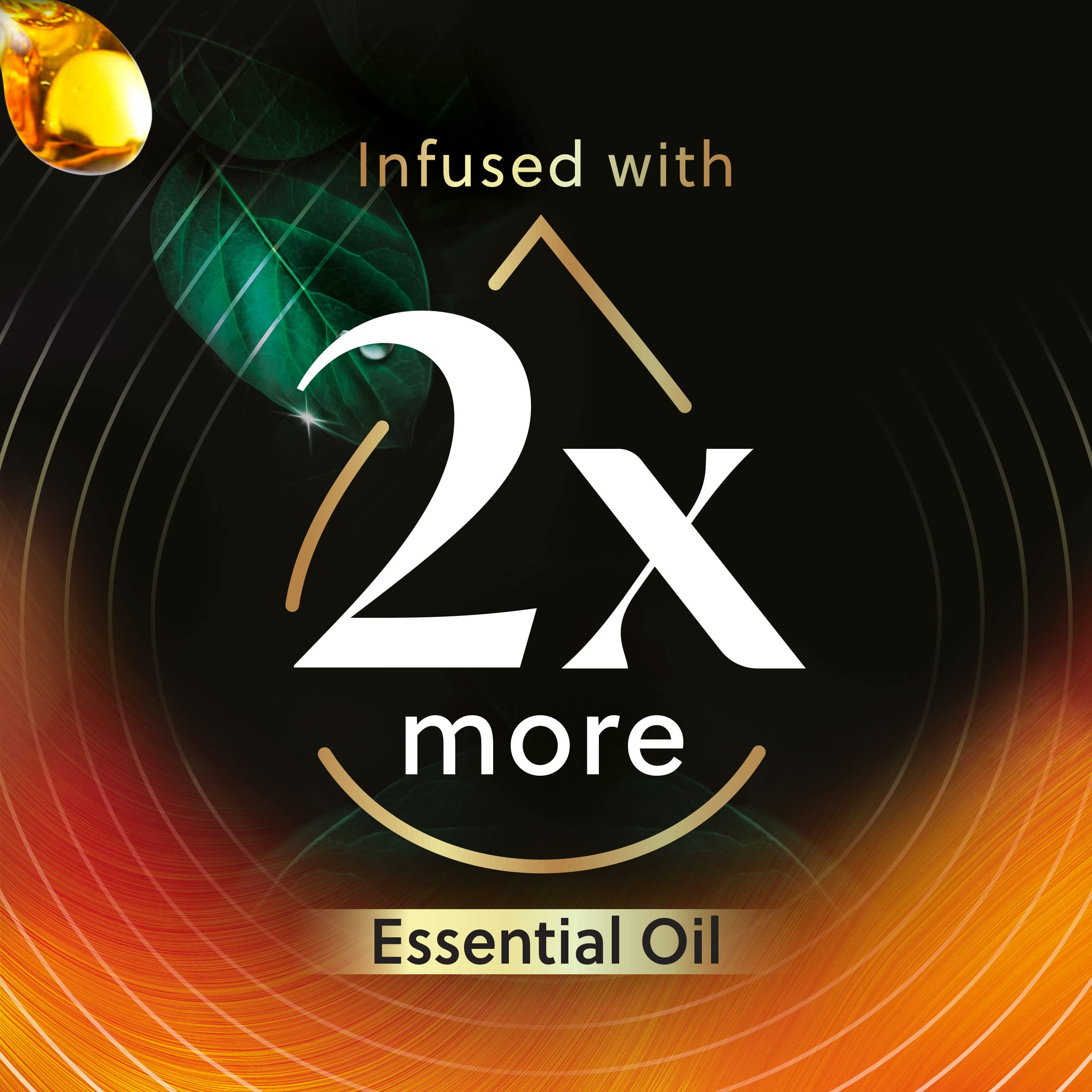 Air Wick Vibrant Plug In Scented Oil Refill, 5Ct, Nectarine & Paradise Flower, Air Freshener, Essential Oils