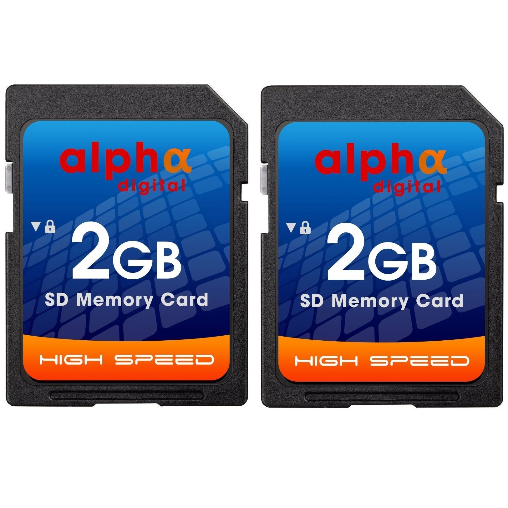 2Gb Sd Card [Twin Pack] For Nikon Coolpix S7000, S6900, P530 P600, A10 A300 W100 W300 A900 B500 B700 L830 P610 P700 3200 L22 S210 L840 L830 L820 L620 L610 Digital Cameras