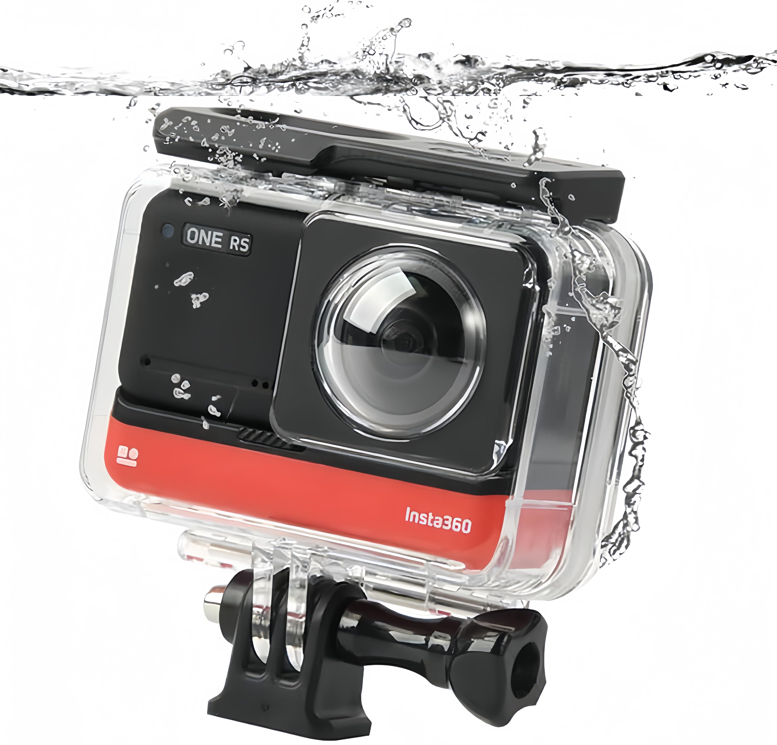 Honlyn Waterproof Housing Case Compatible With Insta360 One Rs 360 Underwater Diving Shell 60M Protective Shell