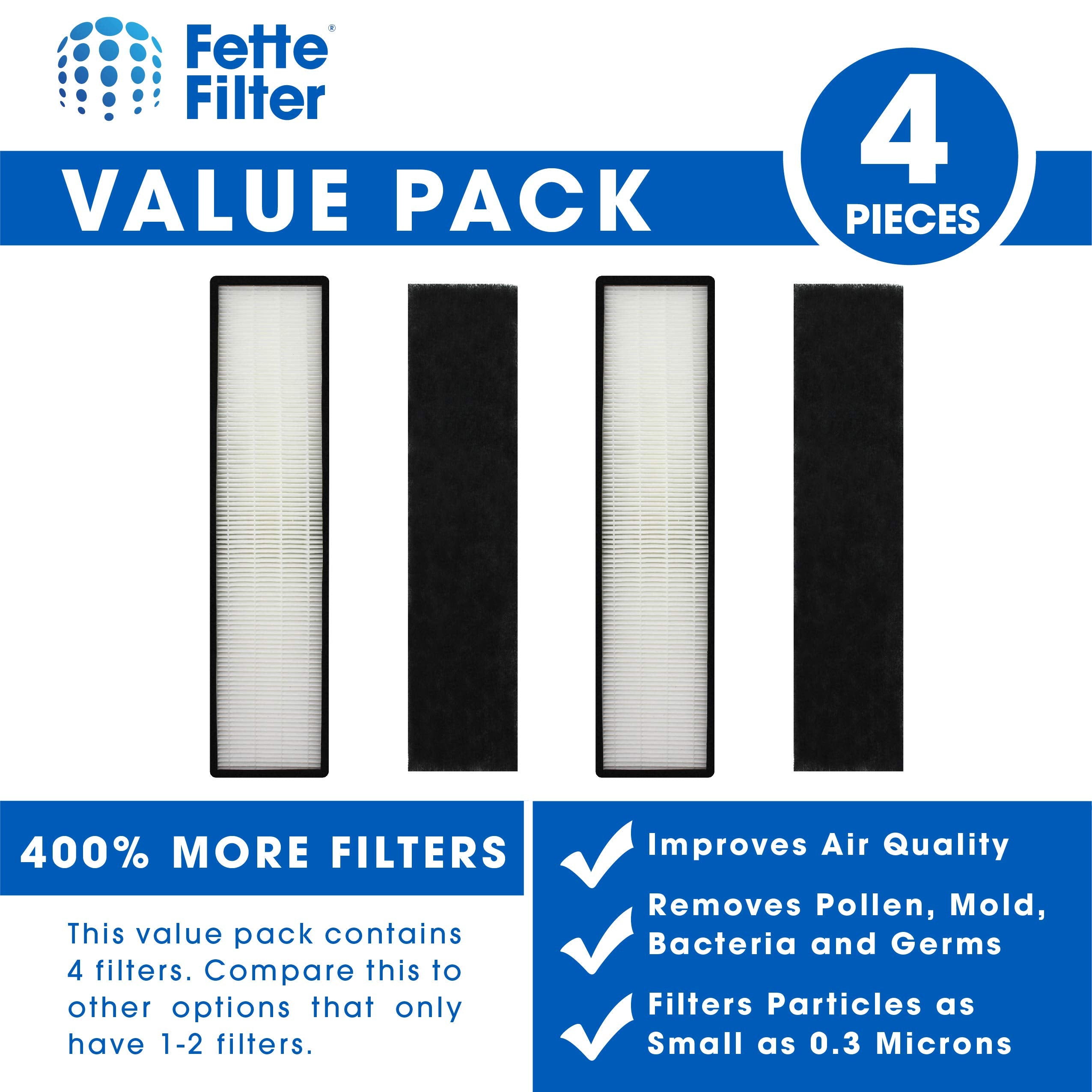 Flt4825 True Hepa H13 Filter B Compatible With Germguardian Air Purifier Ac4300Bptca Ac4900Ca Ac4820 Ac4825 Ac4870 Ac4825Dlx Ac4