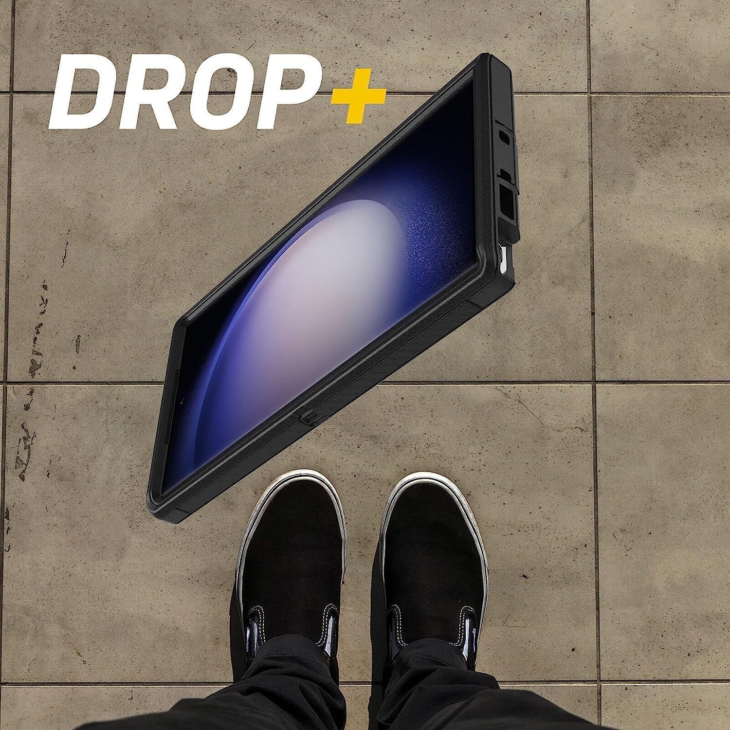 Otterbox Galaxy S23 Ultra (Only)   Defender Series Case   Lichen The Trek (Green), Rugged & Durable   With Port Protection   Cas